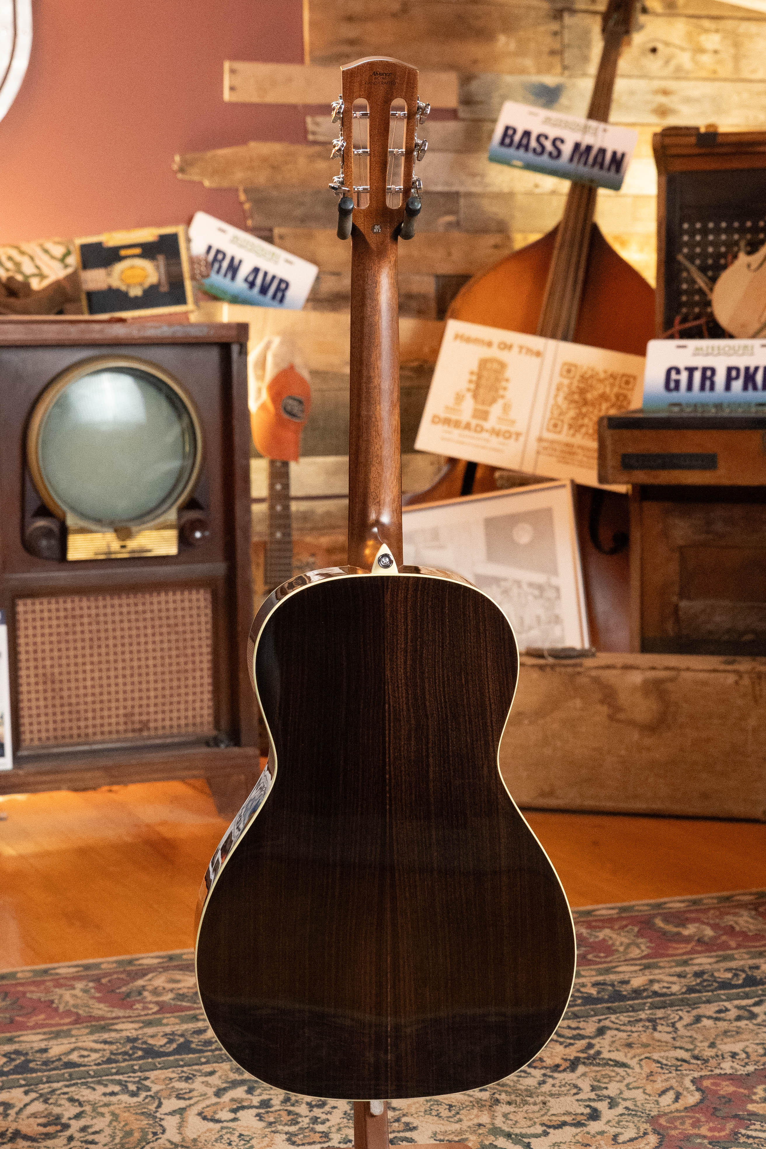 Alvarez Laureate LP70e Herringbone Sunset Sitka/East Indian Rosewood Parlor Guitar w/LR Baggs HiFi Pickup #1444 - Image 10