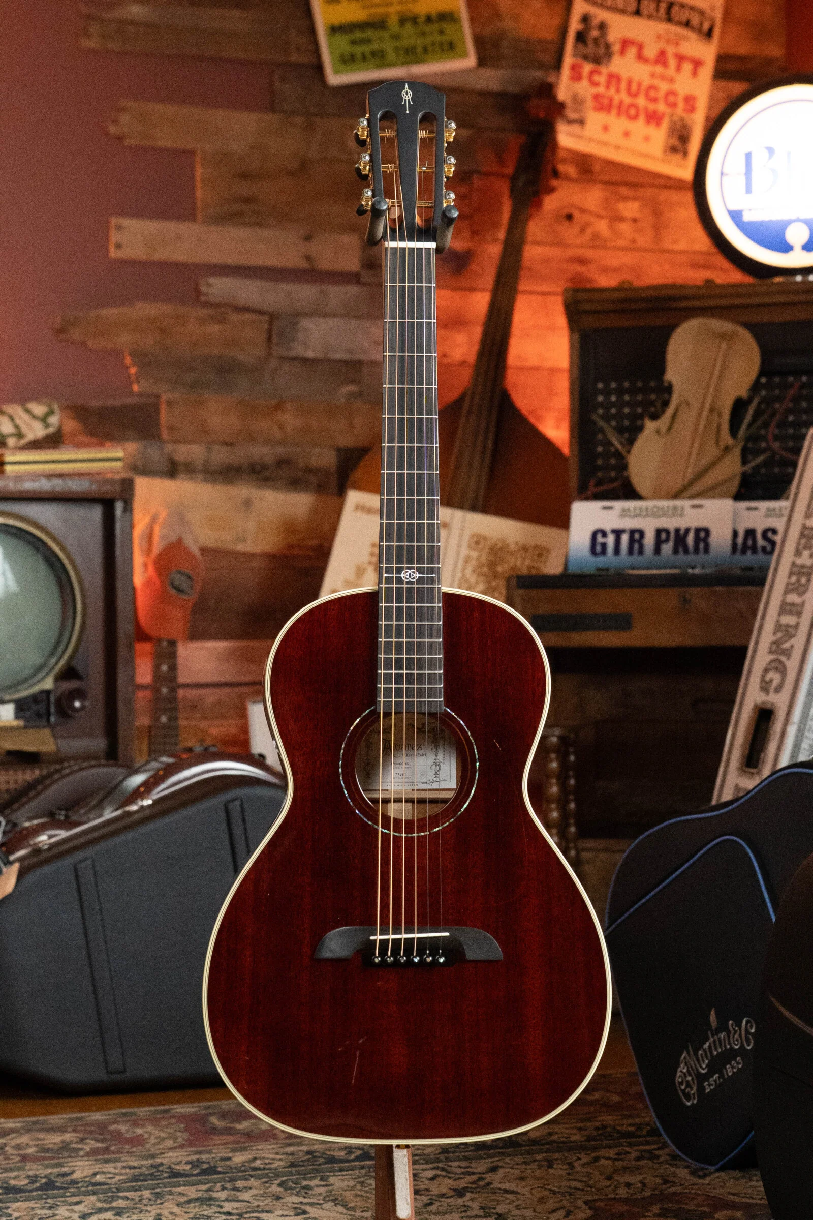 Alvarez Yairi PYM66HD All Honduran Mahogany Parlor Acoustic Guitar #7391 - Image 7
