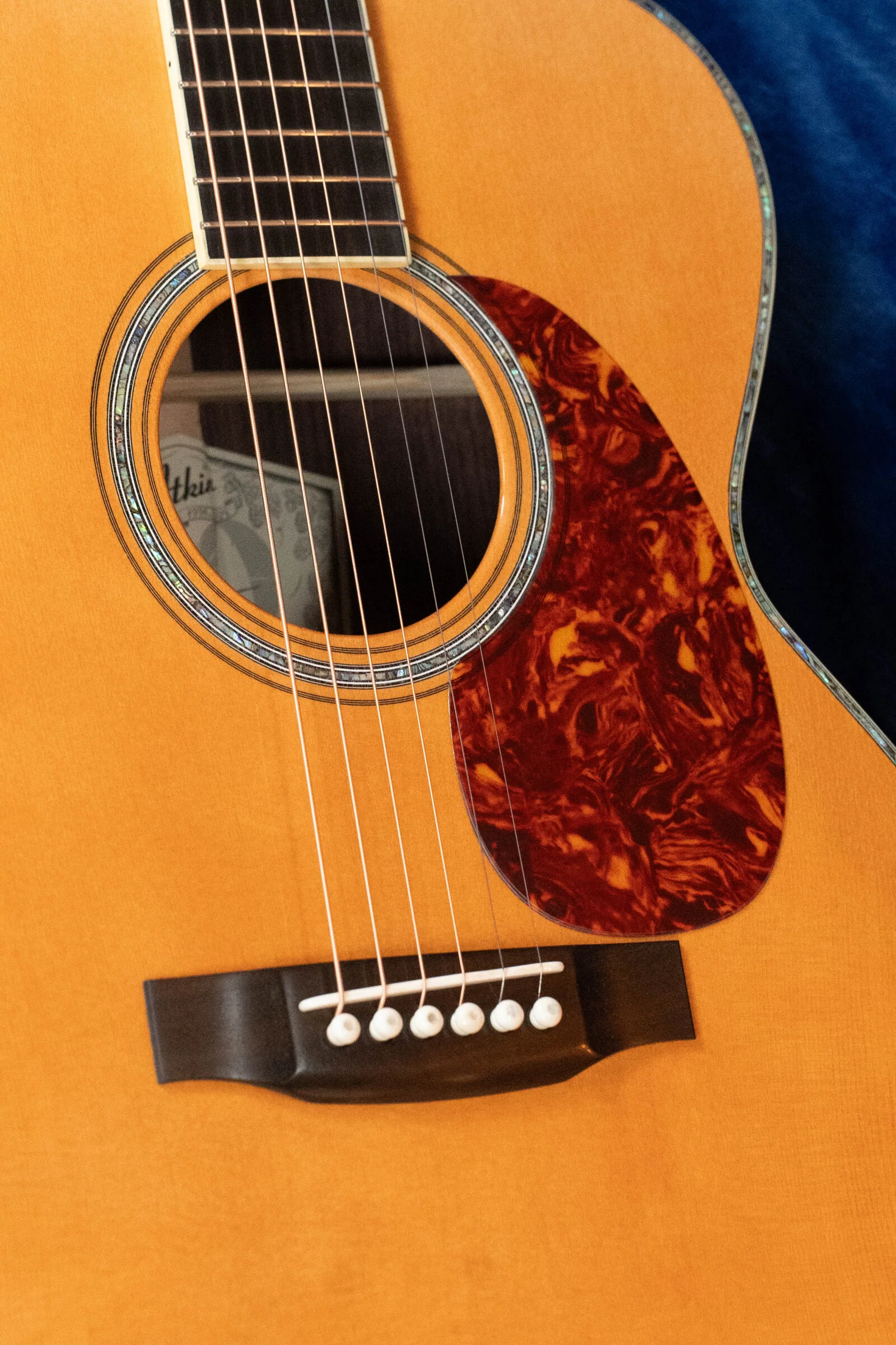 Atkin 00037 DLX Sitka/East Indian Rosewood OOO Acoustic Guitar #3895 - Image 3