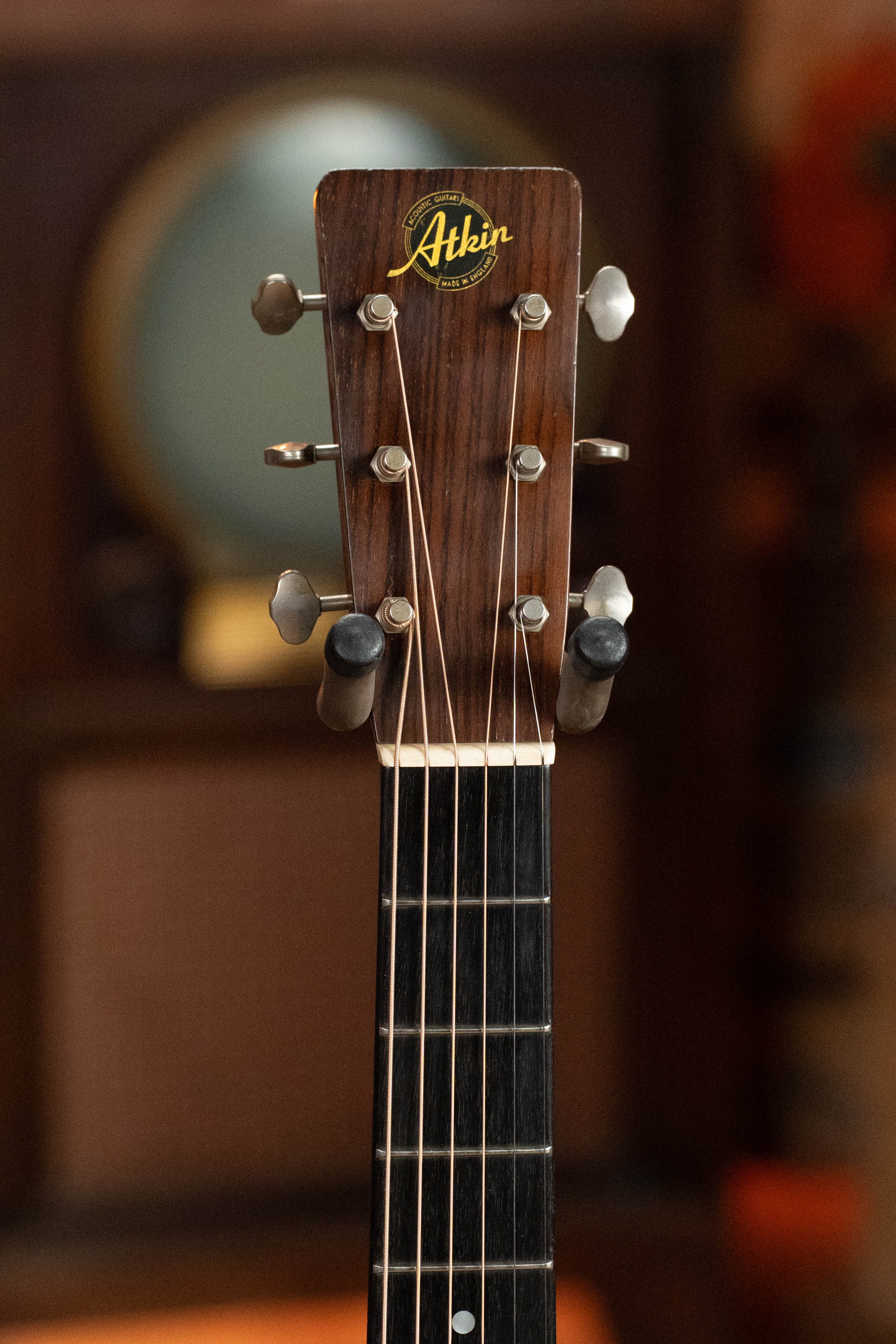 Atkin Essential D Baked Sitka/Mahogany Heavy Aged Dreadnought Acoustic Guitar #3991 - Image 8
