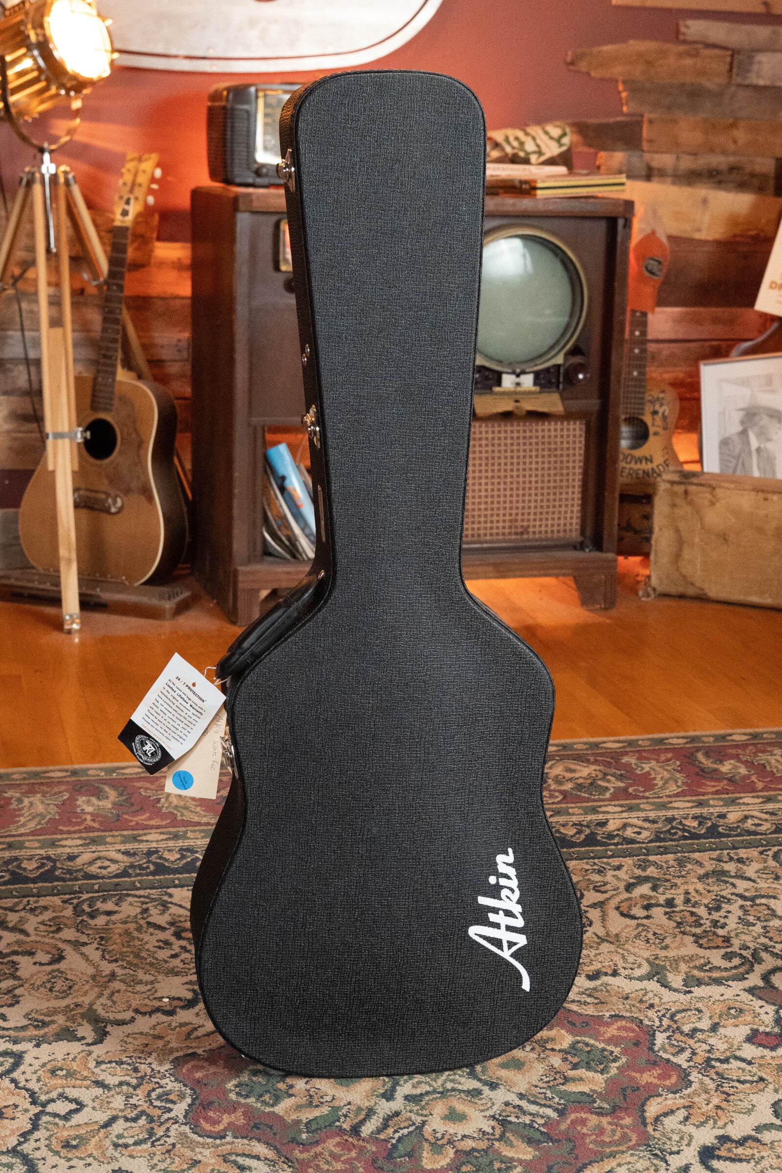 Atkin White Rice Heavily Aged Stika/Rosewood Dreadnought Acoustic Guitar # 3786 - Image 20