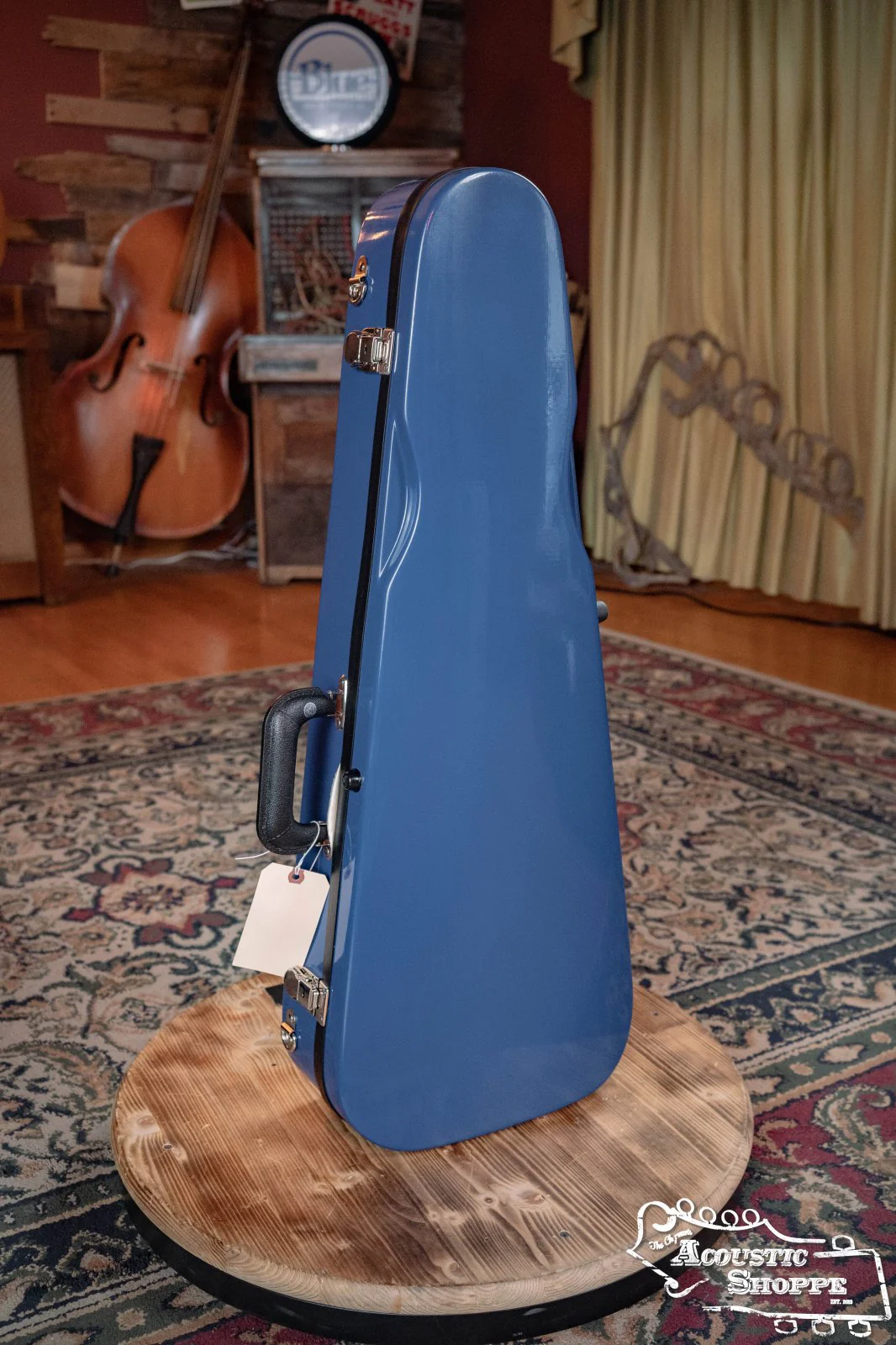 Bobelock Arrow Blue/Gray Fiberglass F-Style Mandolin Case B6-1029FBLS-BUGY - Image 3