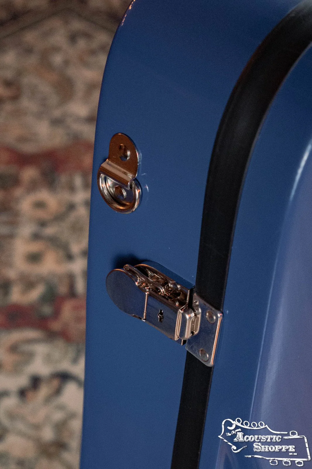Bobelock Arrow Blue/Gray Fiberglass F-Style Mandolin Case B6-1029FBLS-BUGY - Image 4