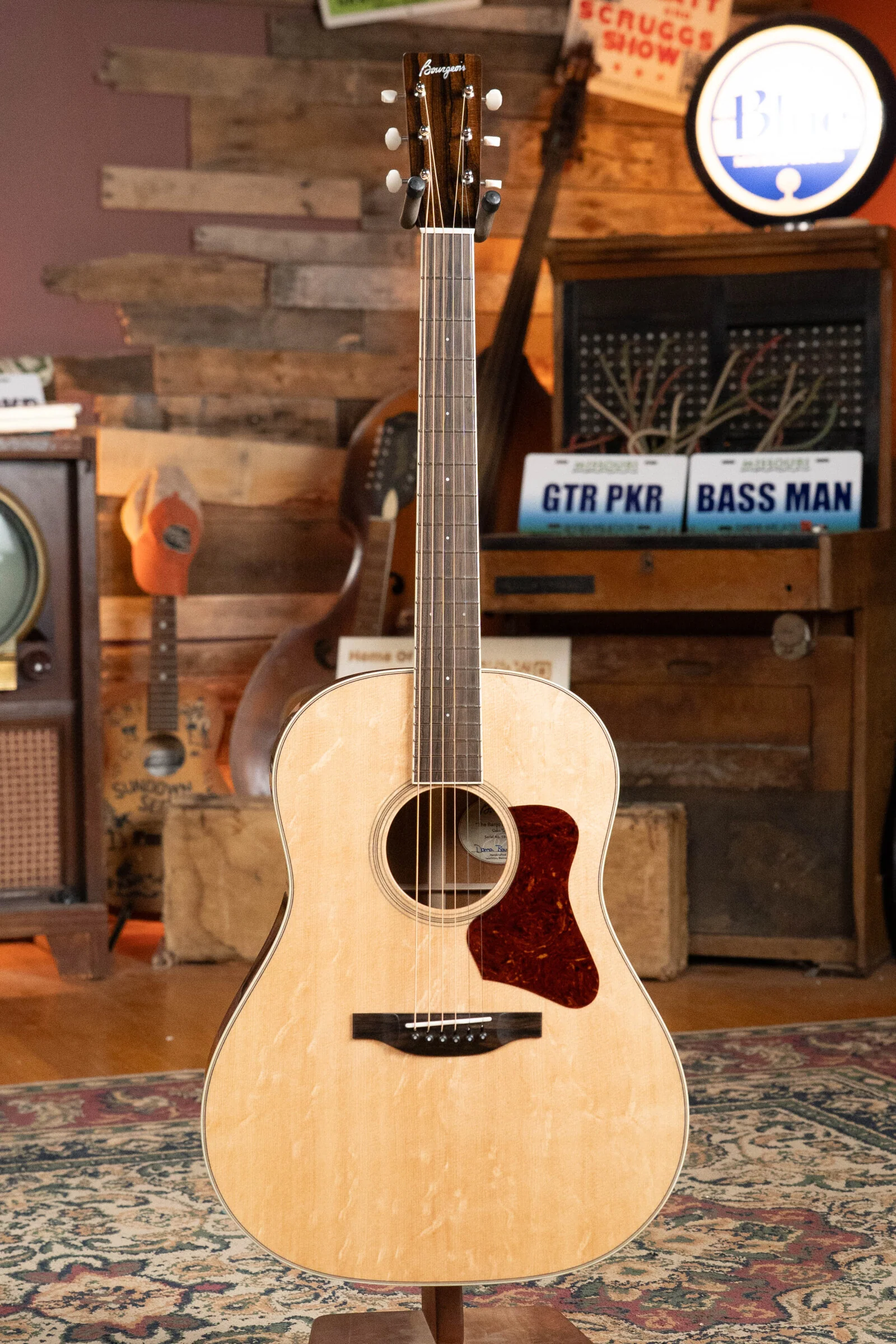 Bourgeois Banjo Killer LSBK-SD Bearclaw Figured Sitka/Beeswing Mahogany Slope Shoulder Dreadnought Acoustic Guitar #0891 - Image 5