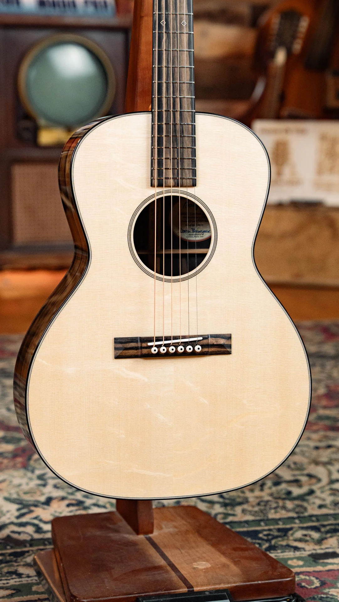 Bourgeois LDBO Legacy Series 50th Anniversary Italian Spruce/Macassar Ebony L-OO Acoustic Guitar #0855 - Image 23