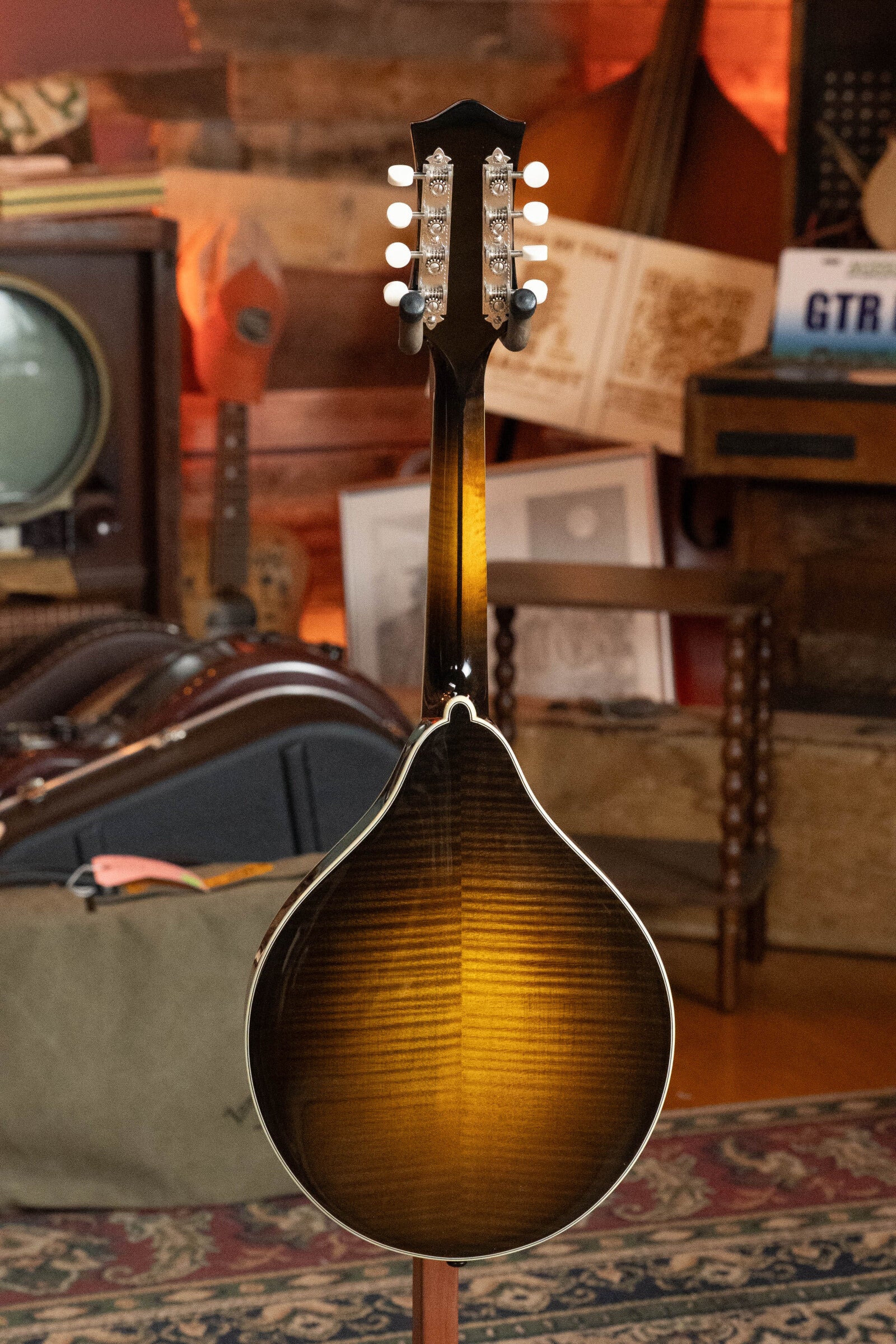 Bourgeois M5-A-SB Aged-Tone Adirondack/Maple Sunburst A-Style Mandolin #9102 - Image 11