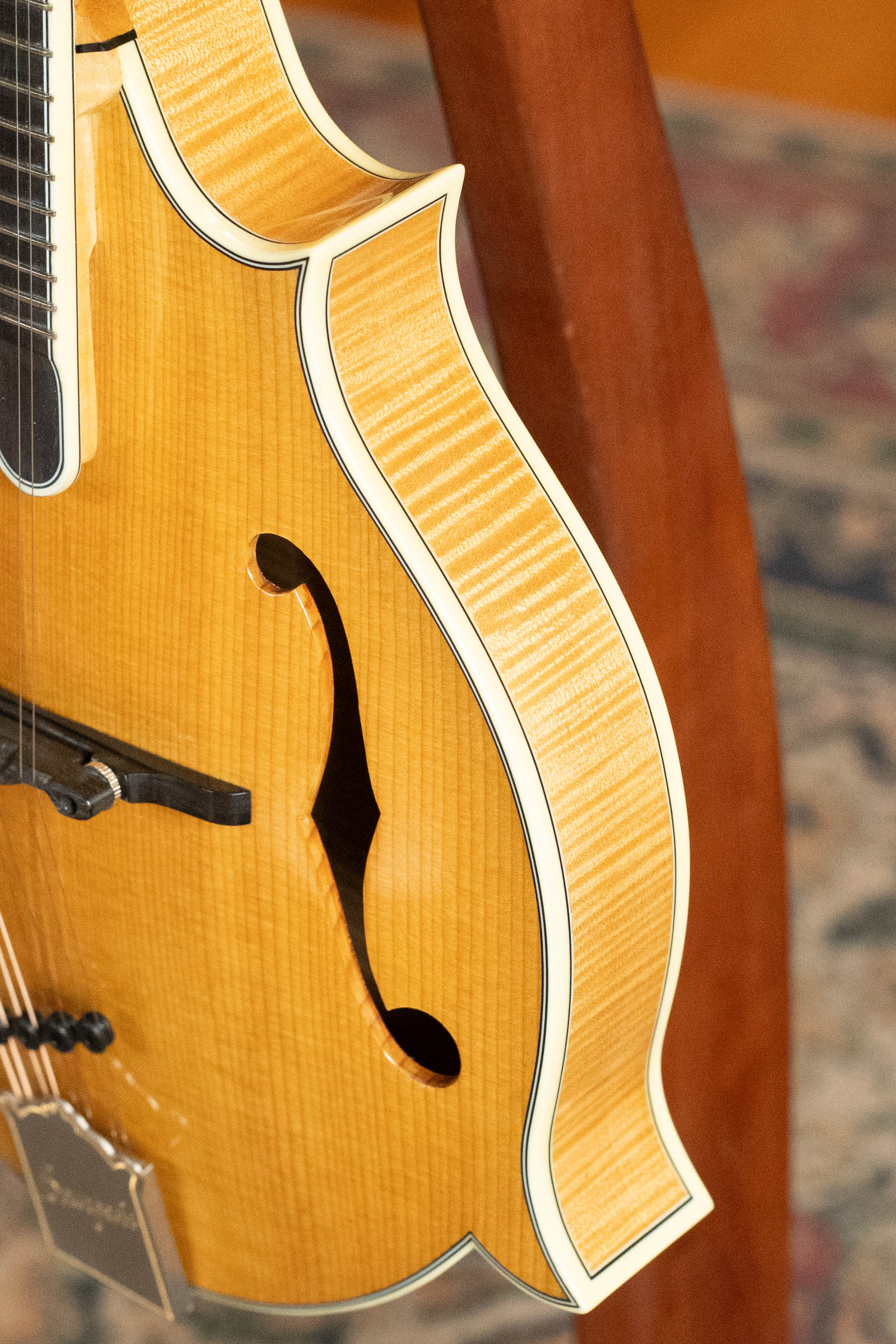 Bourgeois M5-F Aged-Tone Adirondack/Maple F-Style Mandolin #9015 - Image 11