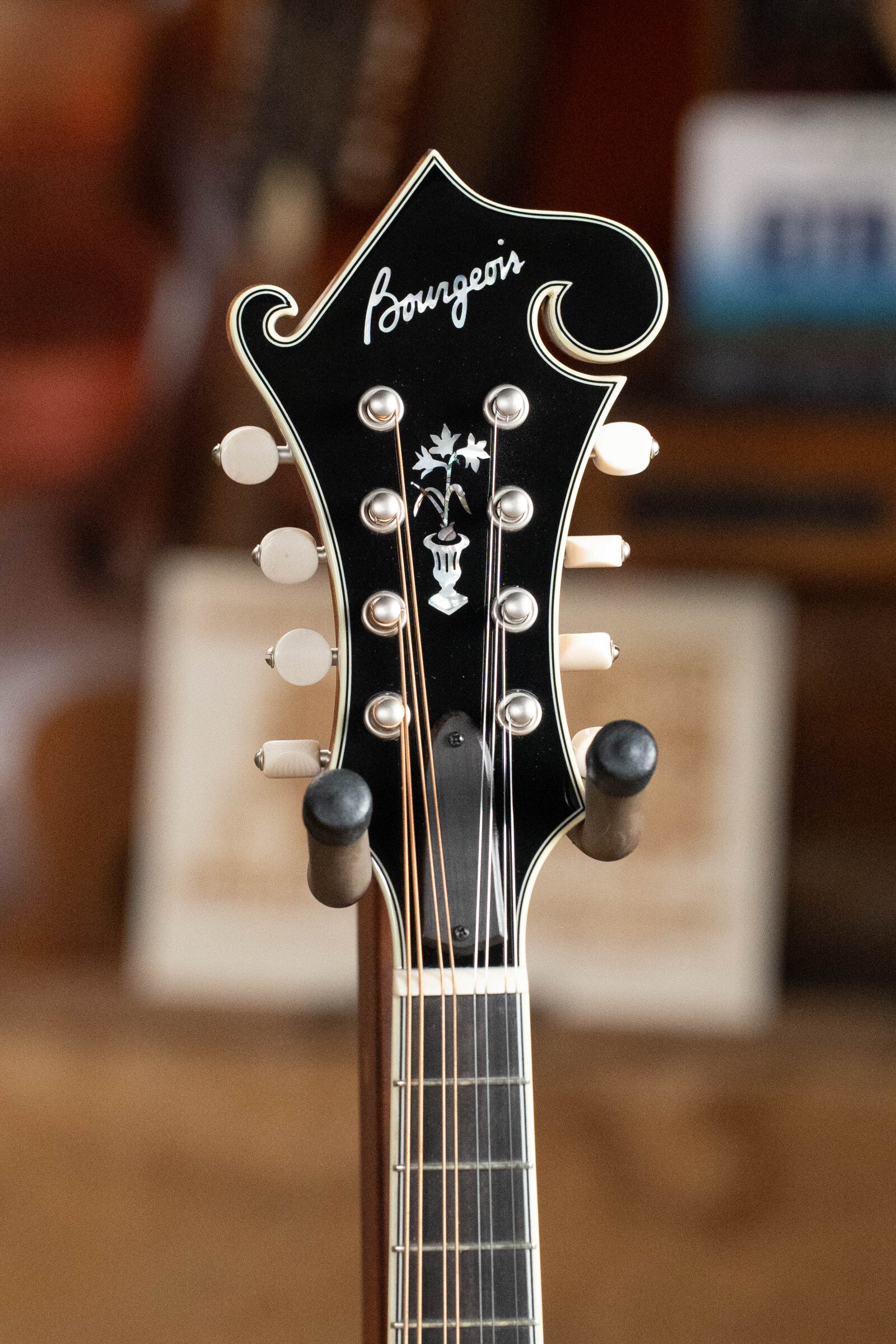 Bourgeois M5-F Aged-Tone Adirondack/Maple F-Style Mandolin #9122 - Image 9