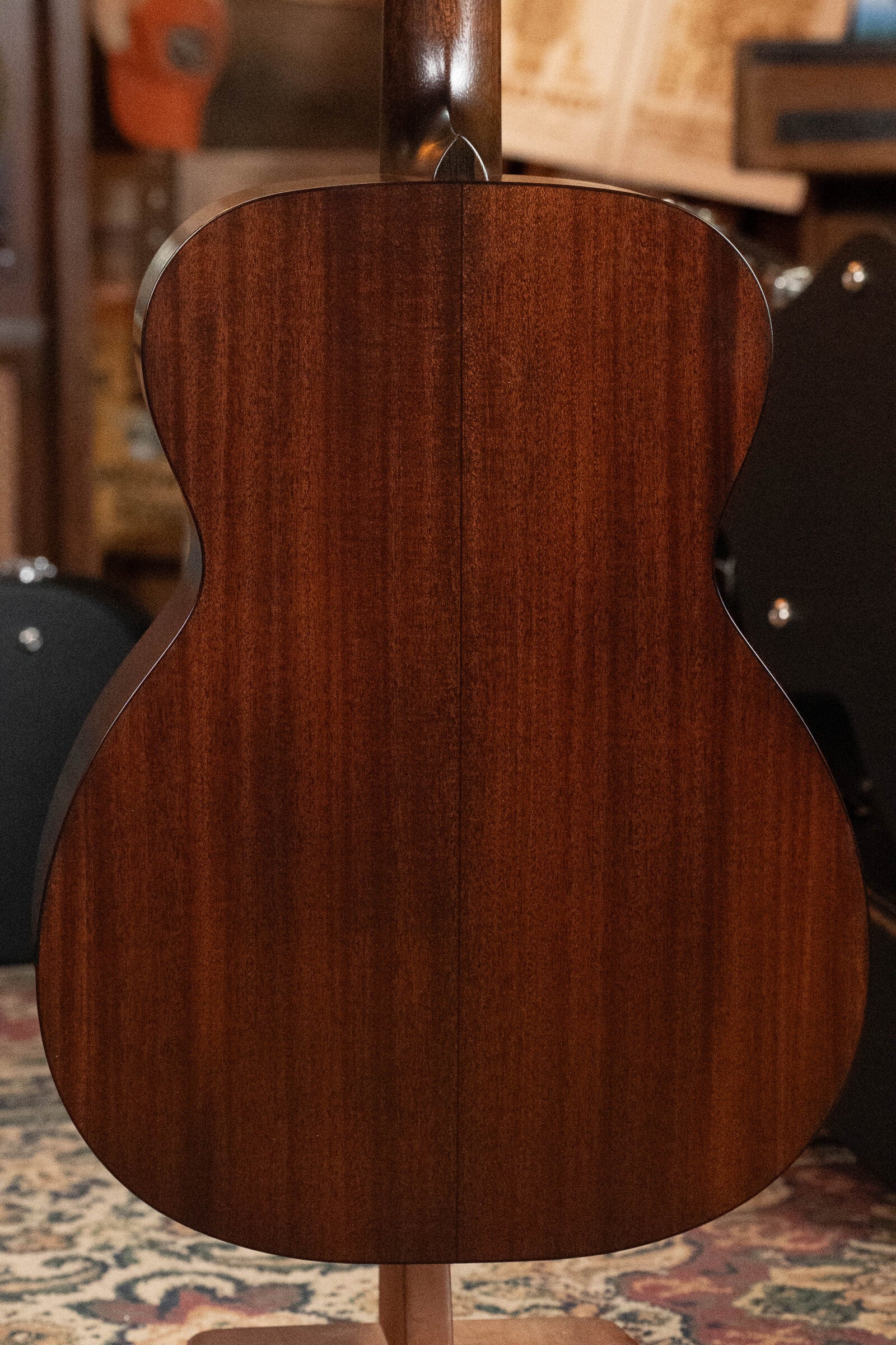 Bourgeois Professional Series Hog Top Satin All Mahogany OM Acoustic Guitar #1208 - Image 10