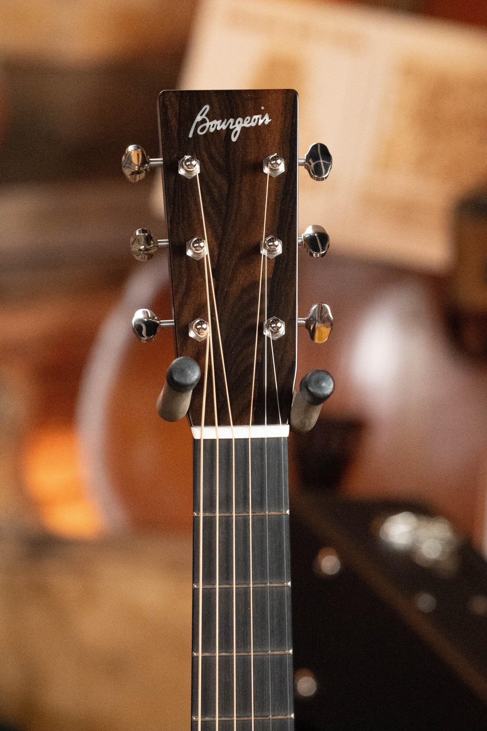 Bourgeois Professional Series Hog Top Satin All Mahogany OM Acoustic Guitar #1208 - Image 8