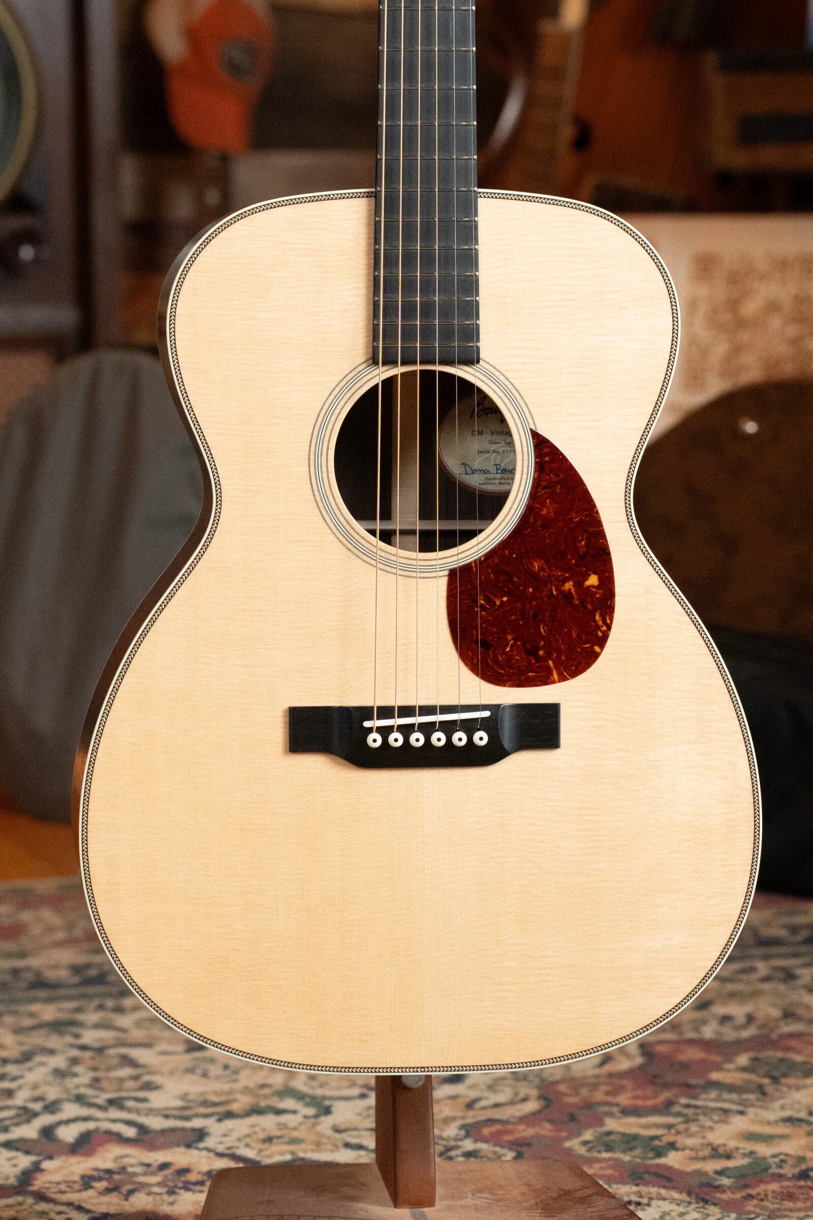 Bourgeois Professional Series Sitka/Rosewood Satin OM Vintage Acoustic Guitar #1118 - Image 7