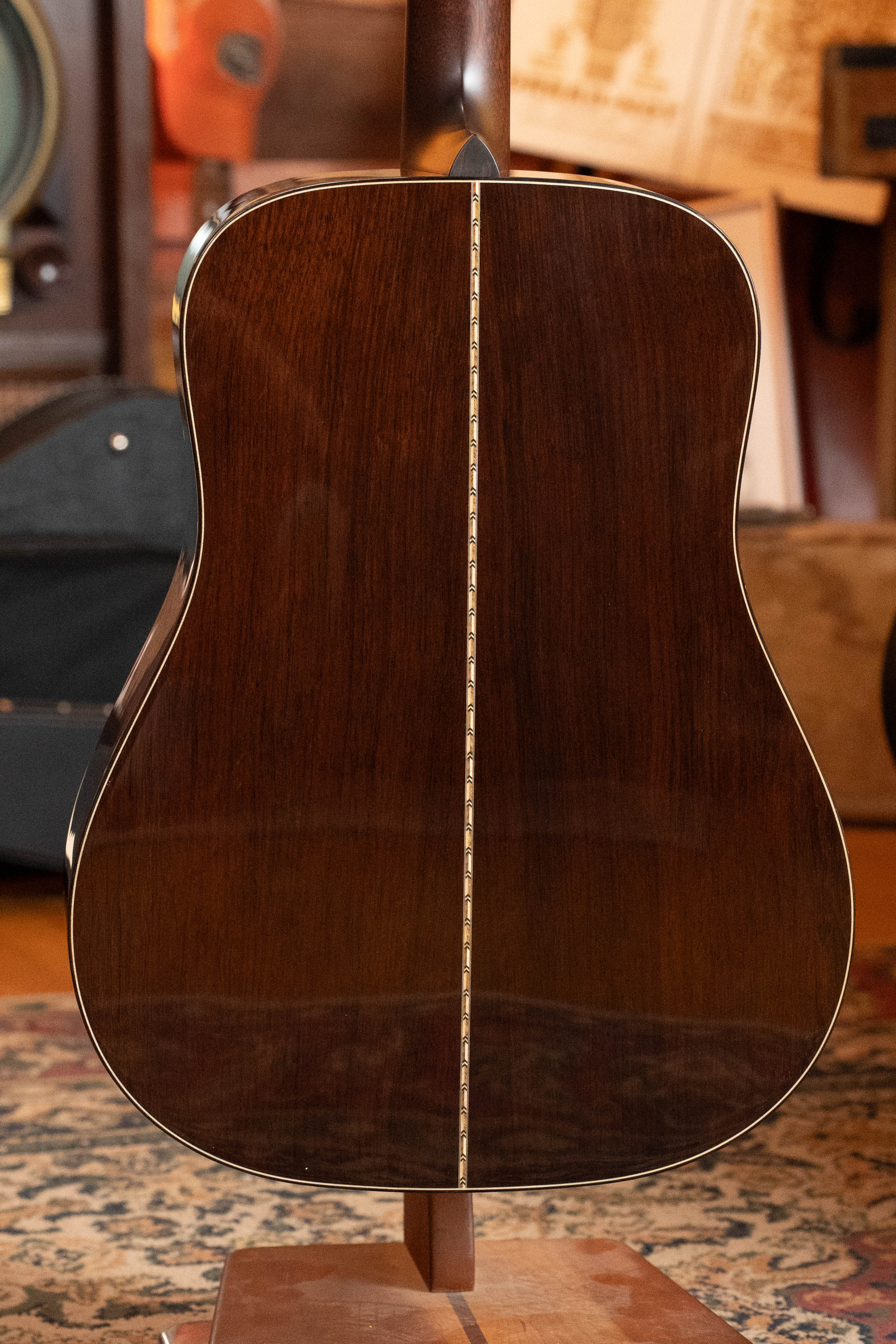 Bourgeois Signature Touchstone Series Torrefied Sitka/Madagascar Dreadnought Acoustic Guitar #5241 - Image 11