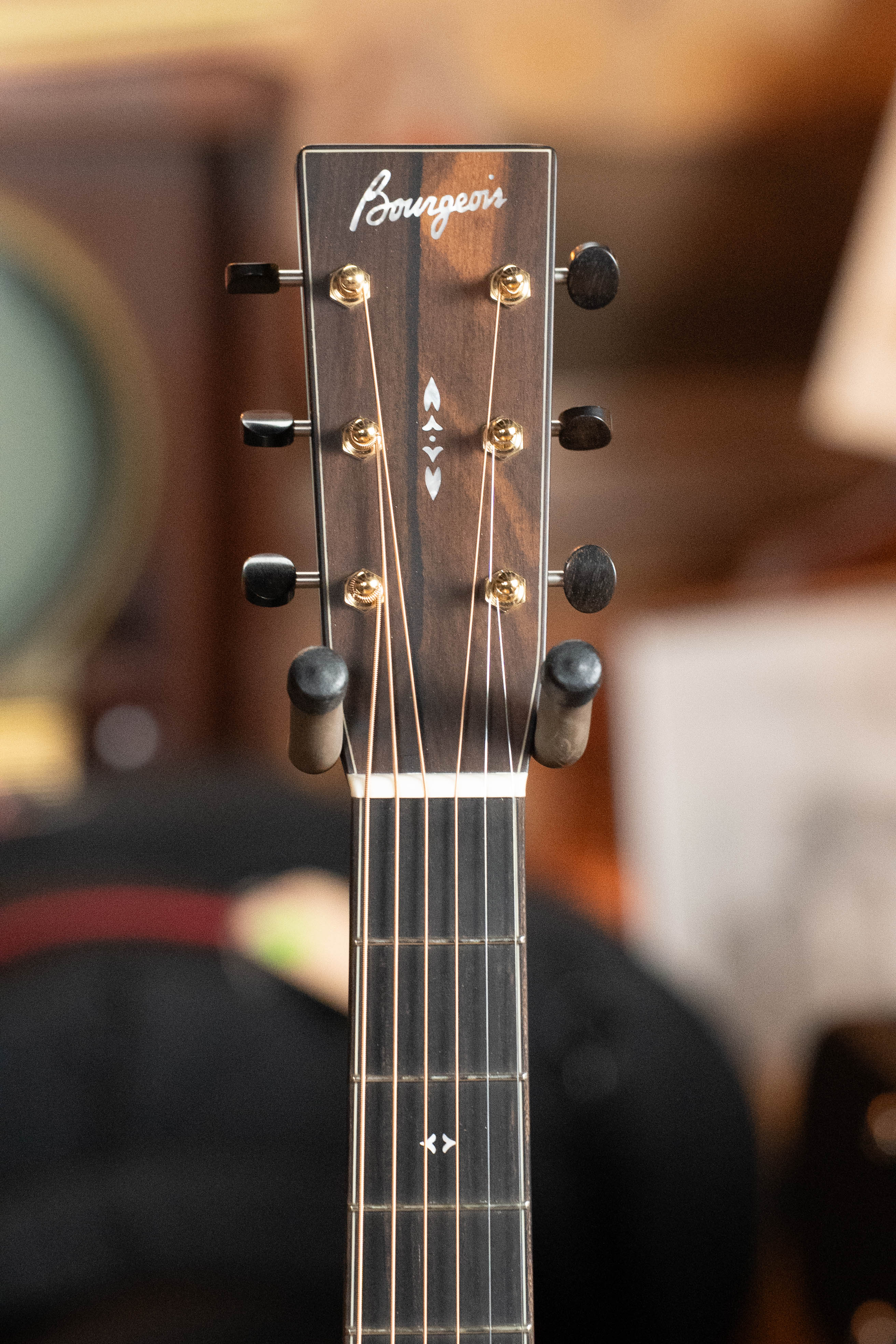 Bourgeois Signature Touchstone Series Torrefied Sitka/Madagascar Dreadnought Acoustic Guitar #6225 - Image 8