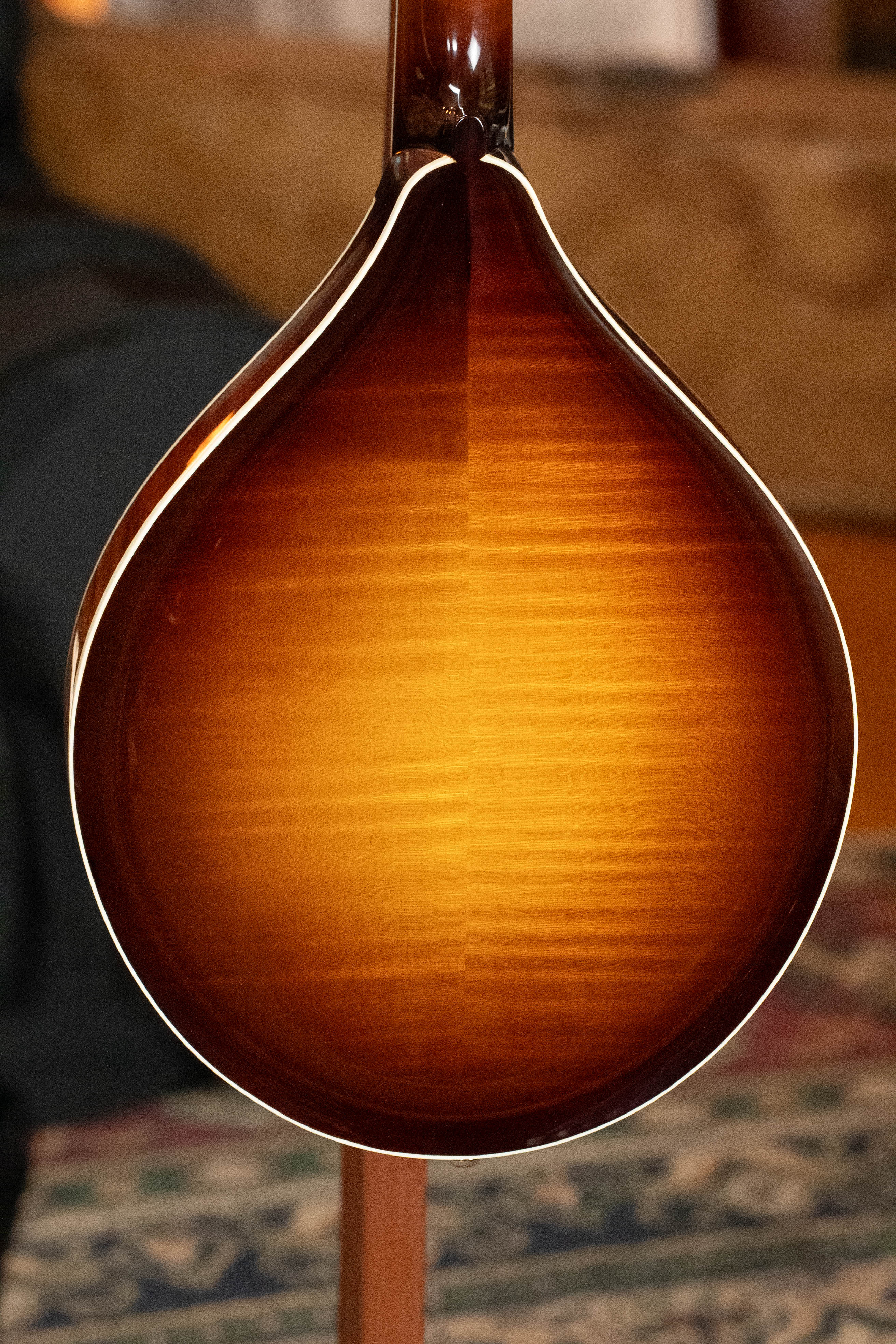 Bulas Carpathian Spruce/Curly Maple Cremona Sunburst A-Style Mandolin #8129 - Image 11