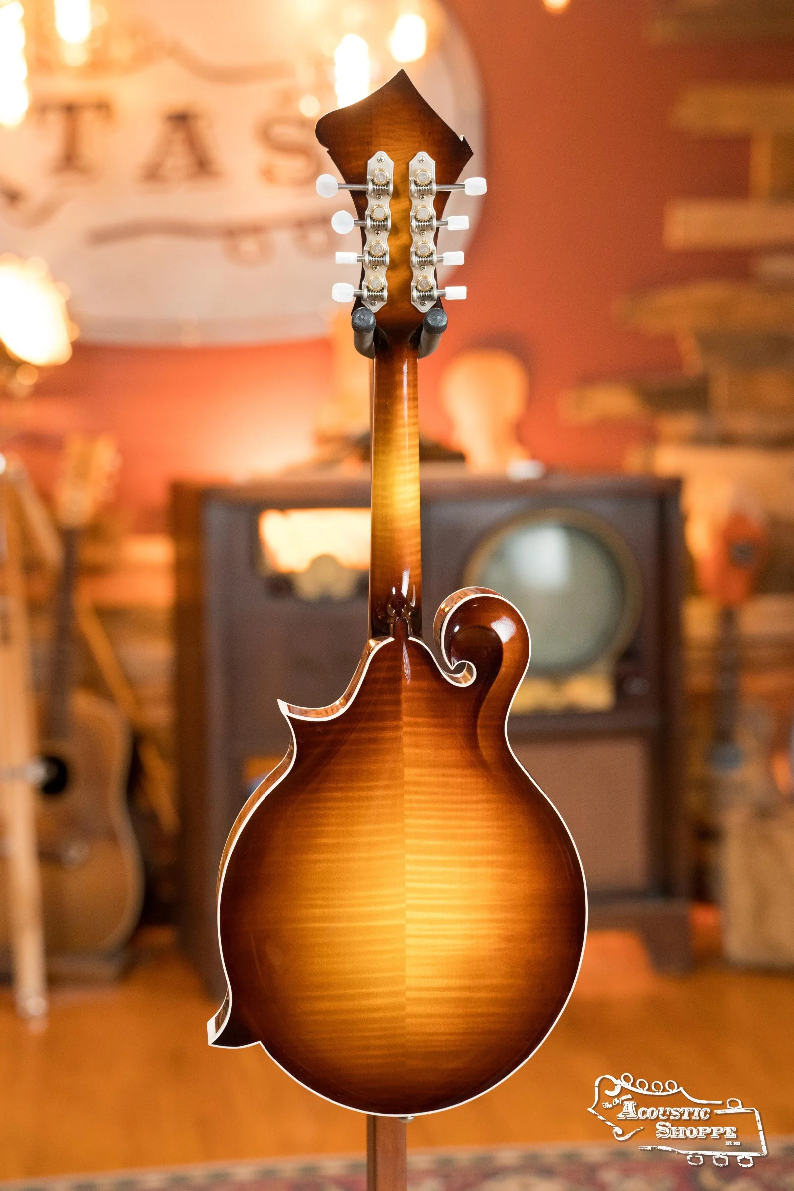 Bulas Carpathian Spruce/Curly Maple Cremona Sunburst F-Style Mandolin #0772 - Image 9