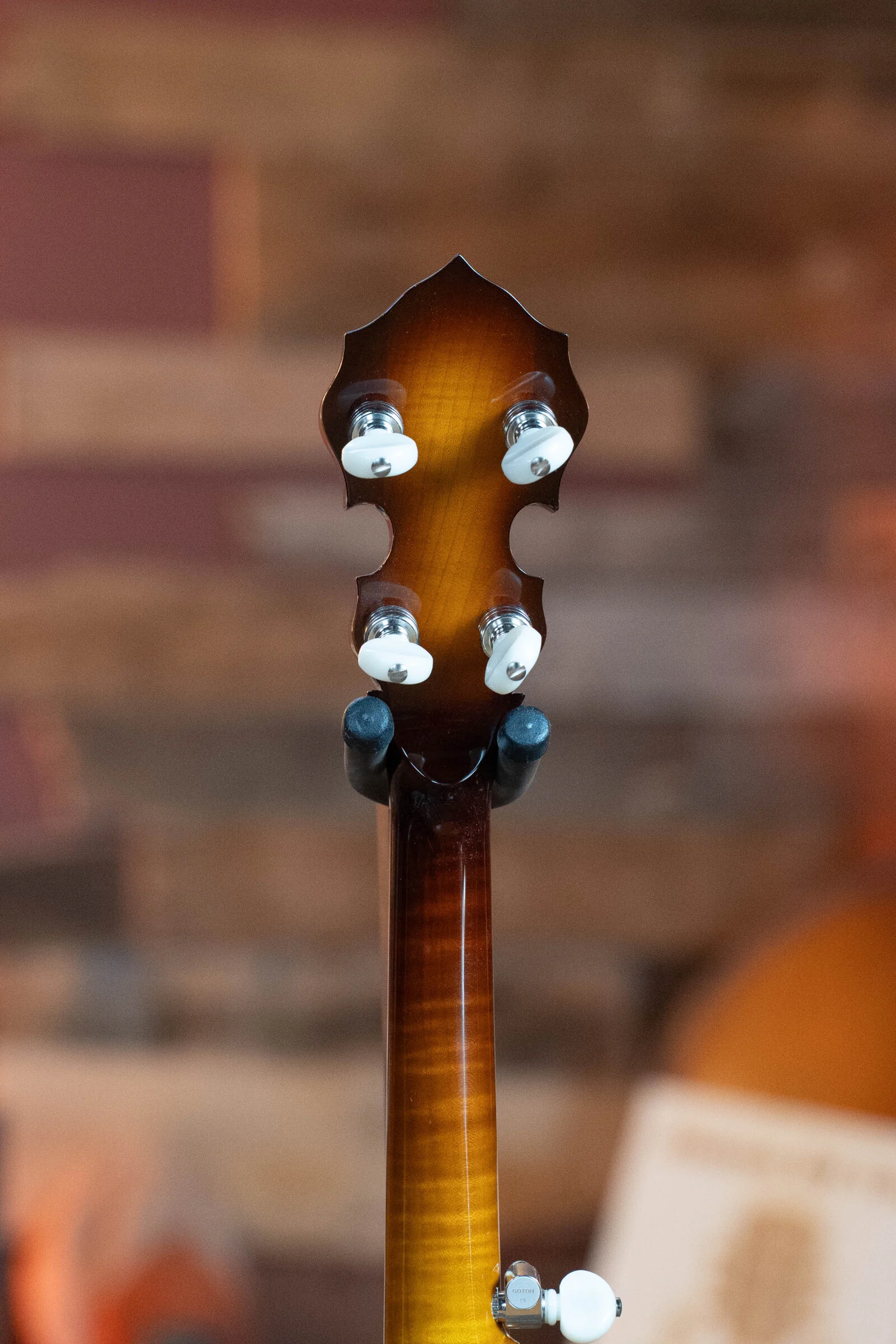 Bulas Standard 5-String Tobacco Sunburst Resonator Banjo #0676 - Image 13