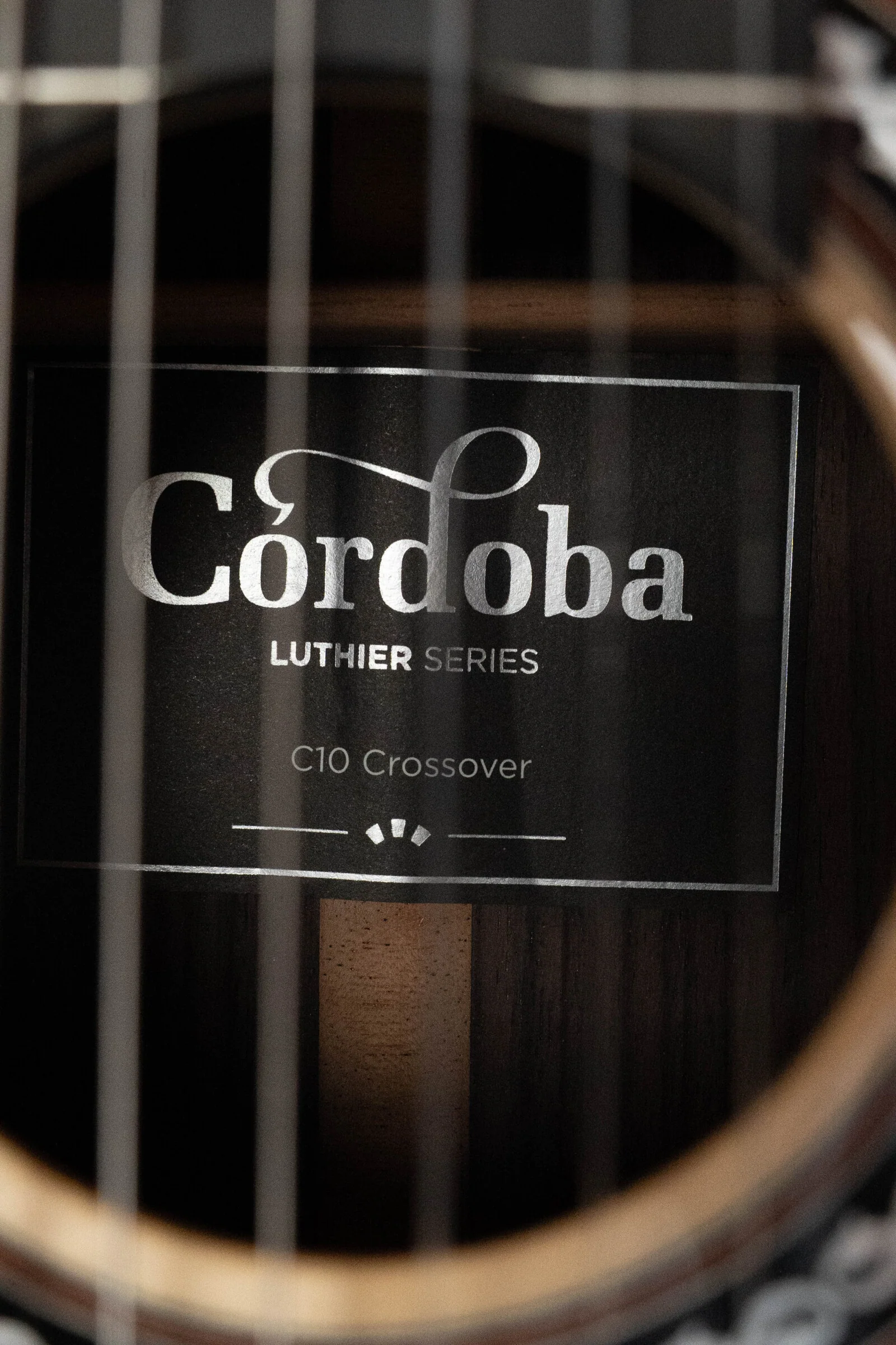 Cordoba C10 Crossover Spruce/Rosewood Nylon String Acoustic Guitar #4147 - Image 4