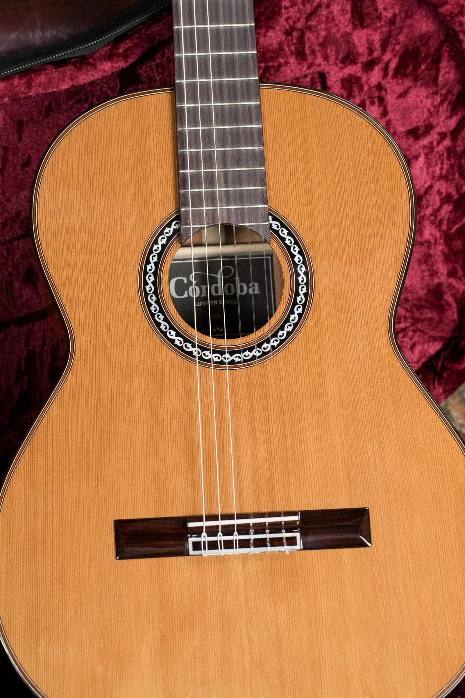 Cordoba C9 CD Red Cedar/African Mahogany Nylon String Guitar #6915 - Image 2
