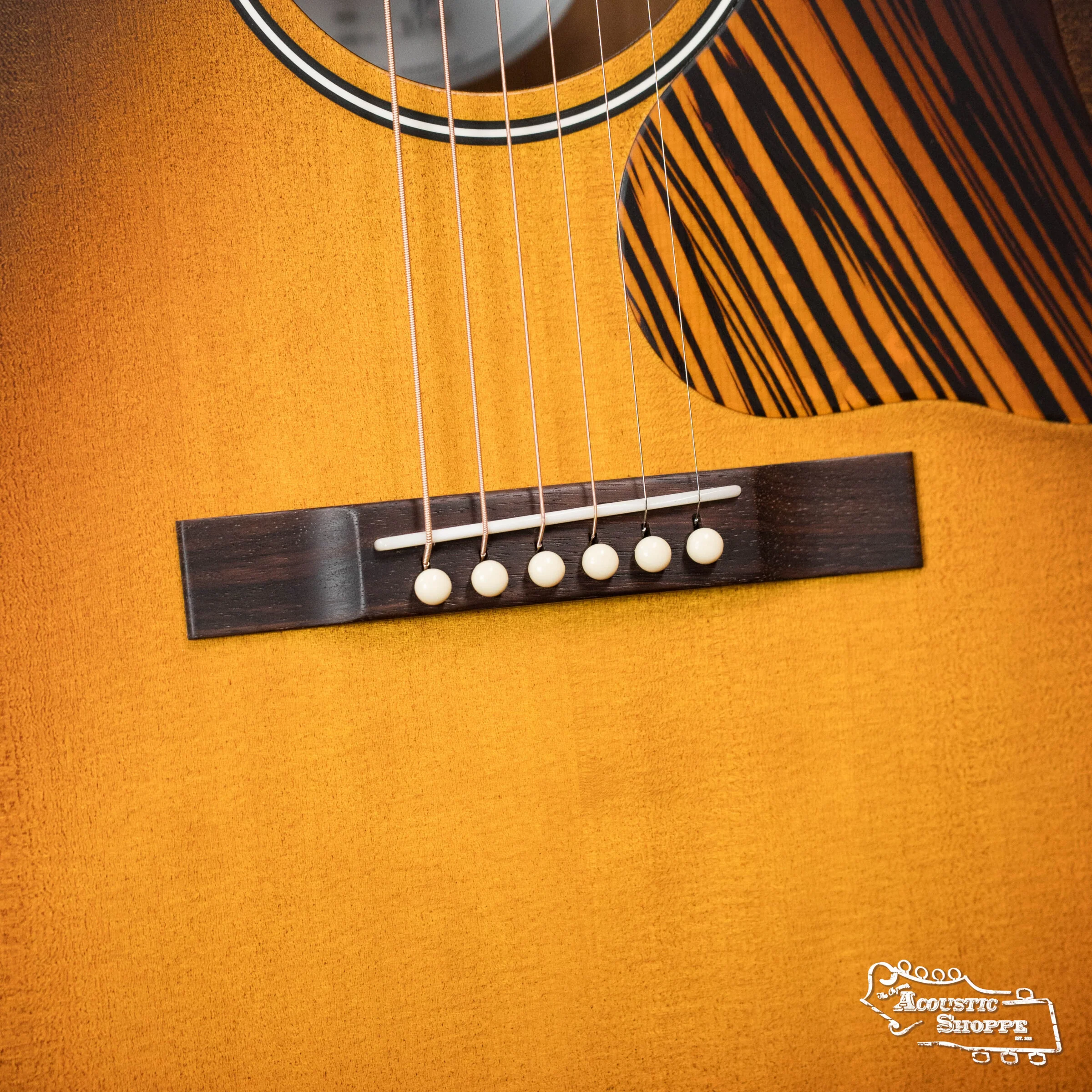 IRIS DF *Custom* Guild Sitka/Old Mahogany Burst Slope Shoulder Dreadnought Guitar #1044 - Image 21