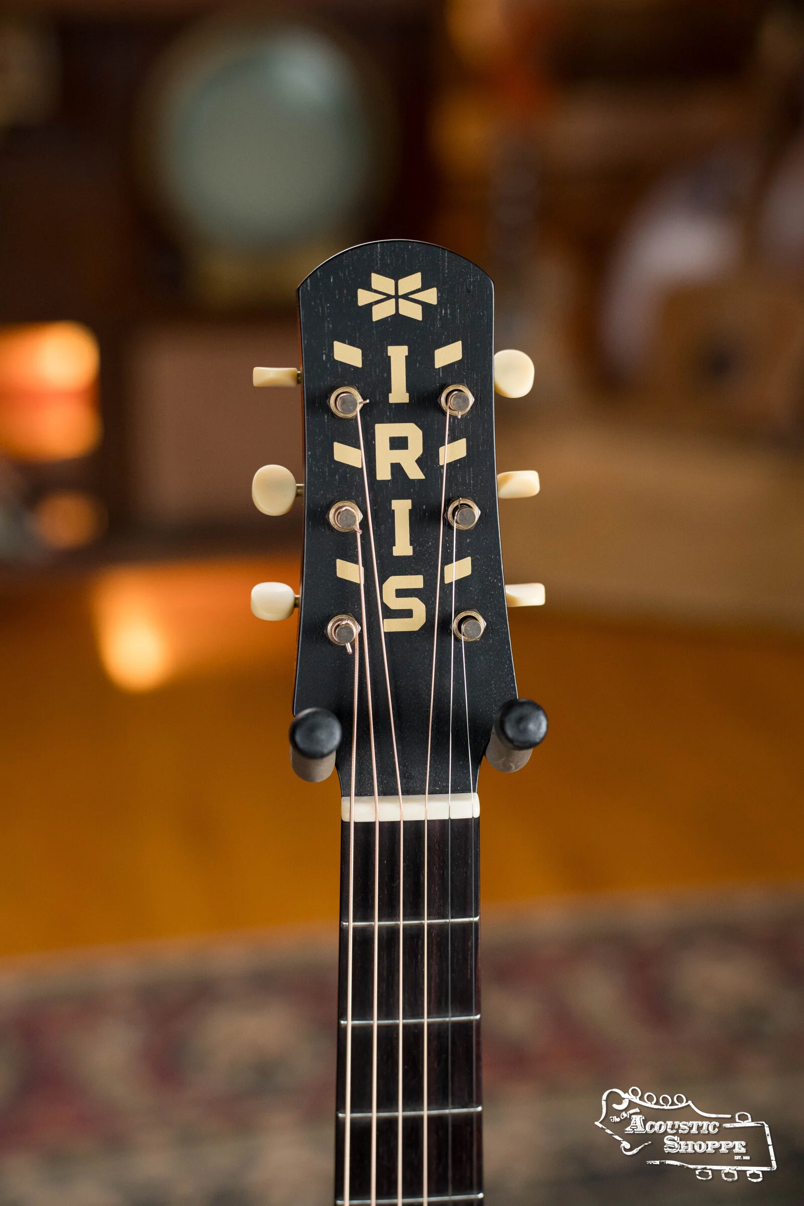 IRIS DF *Custom* Guild Sitka/Old Mahogany Burst Slope Shoulder Dreadnought Guitar #1044 - Image 46