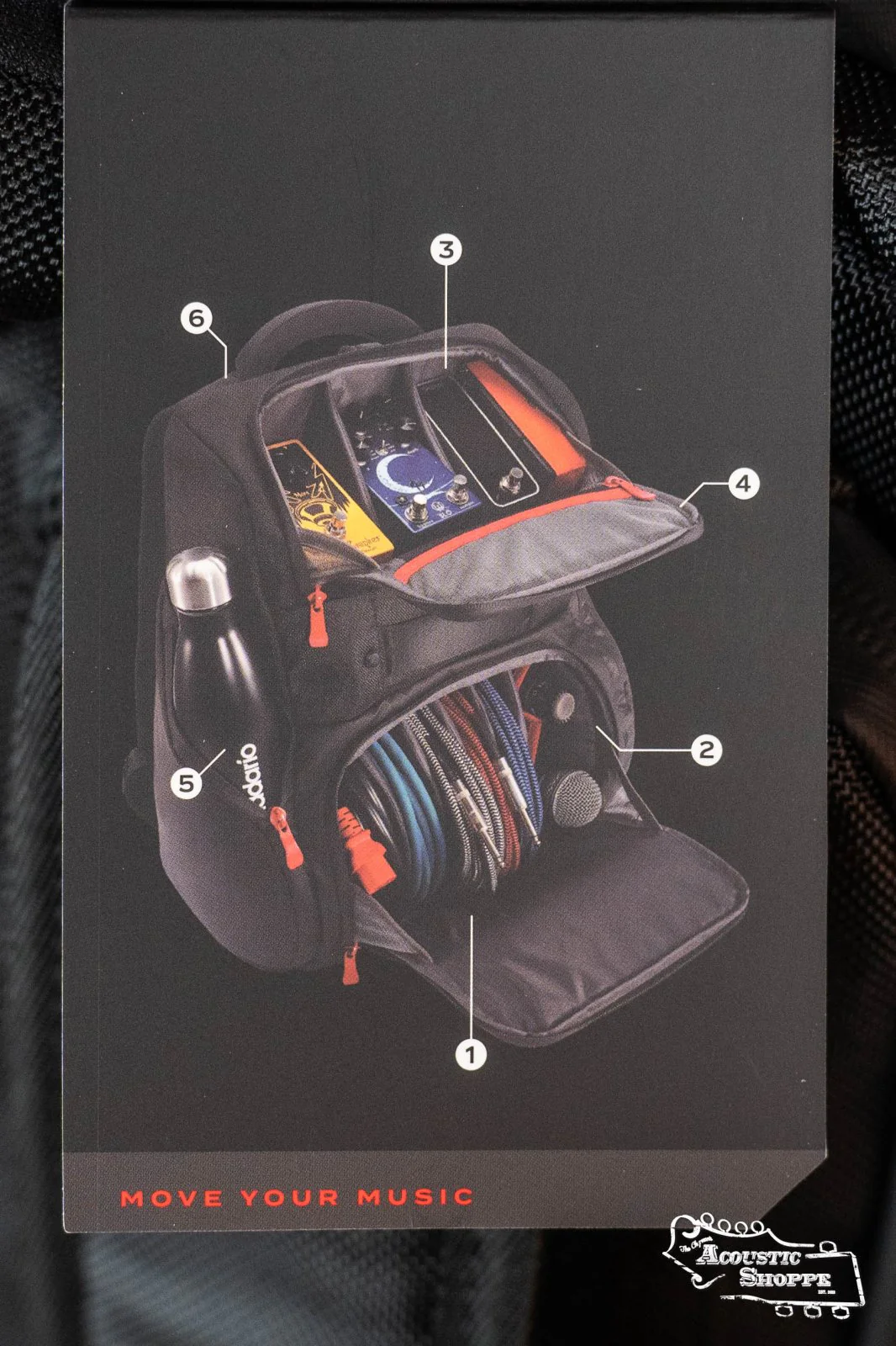 D'Addario PW-BLGTP-02 Backline Gear Transport Pack Solo - Image 10