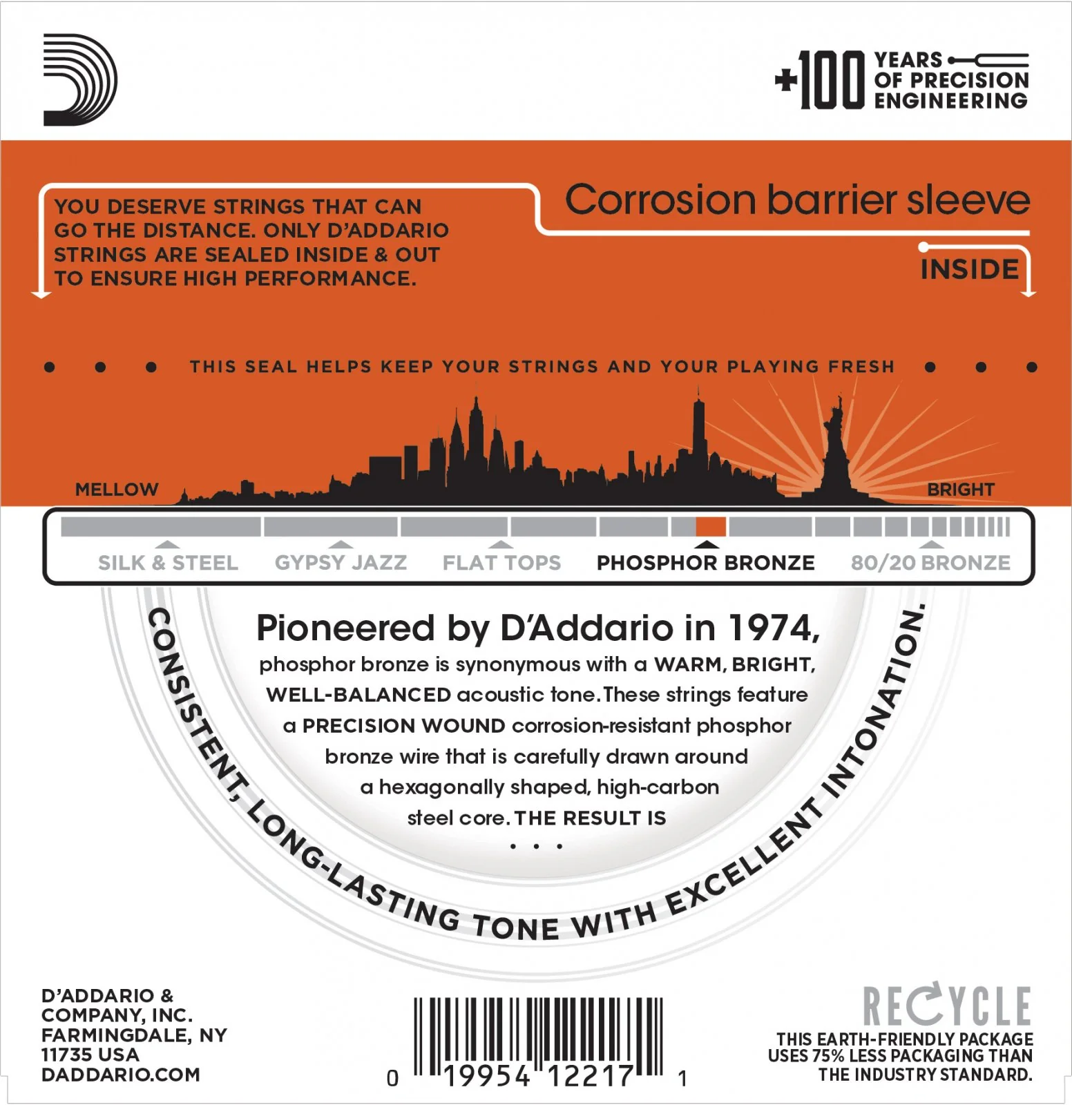 D'Addario EJ42 Resophonic Guitar Strings 16-56 - Image 2