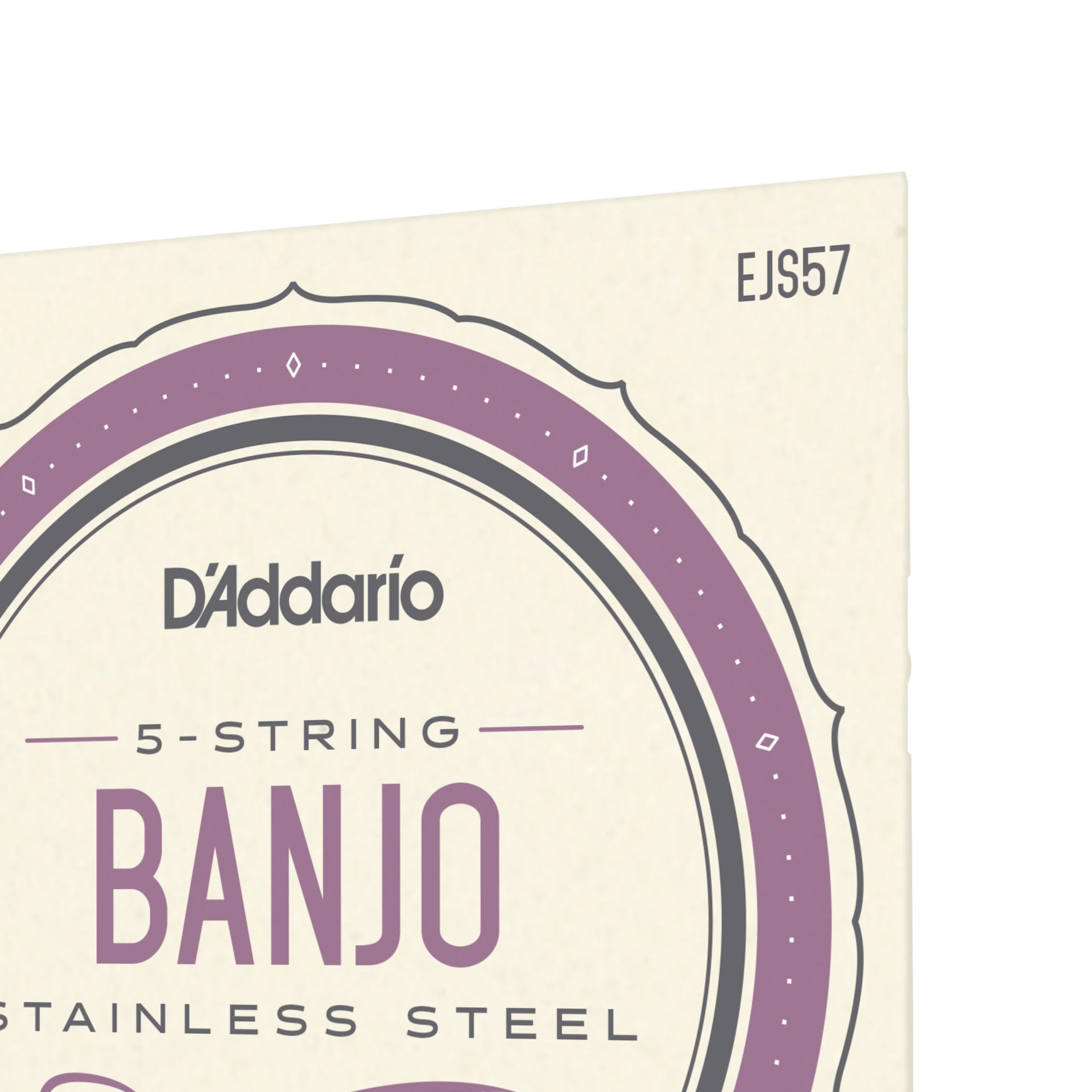D'Addario EJS57 5-String Banjo Strings, Stainless Steel, Custom Medium, 11-22 - Image 4