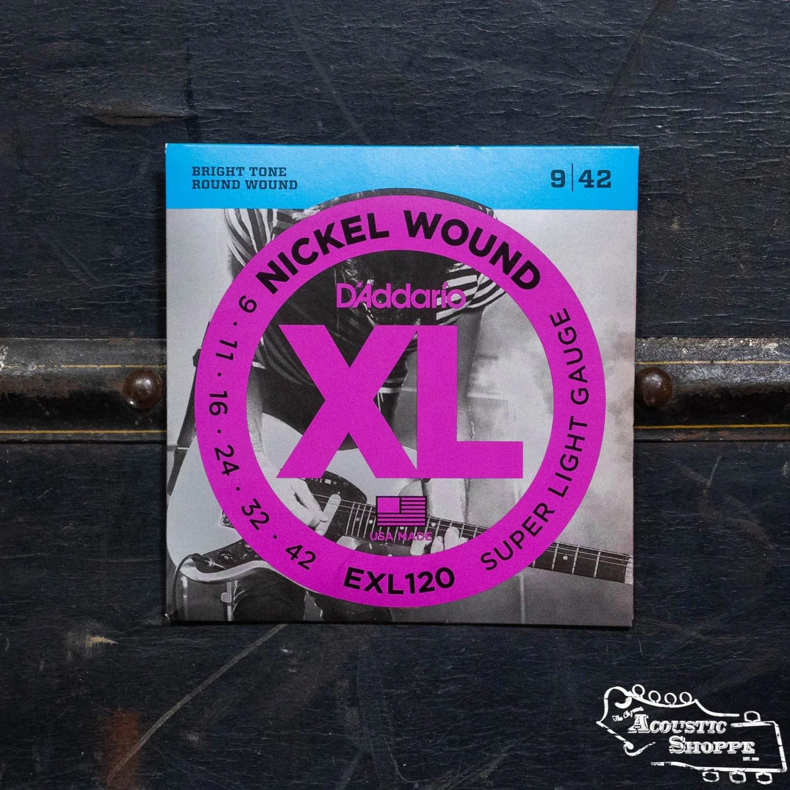 D'Addario EXL120 Nickel Wound Electric Guitar Strings, Super Light, 9-42