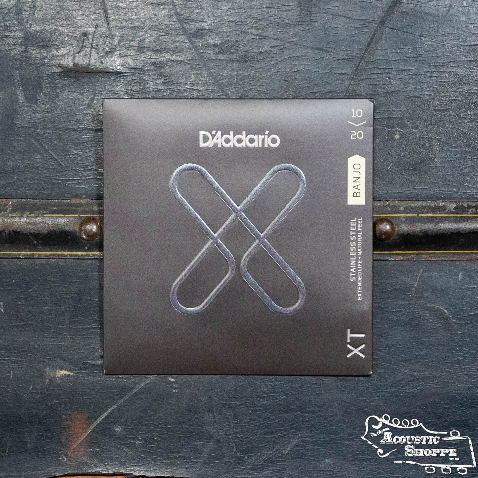 D'Addario XTJ1020, XT Banjo Stainless Steel, Custom Medium Light, 10-20
