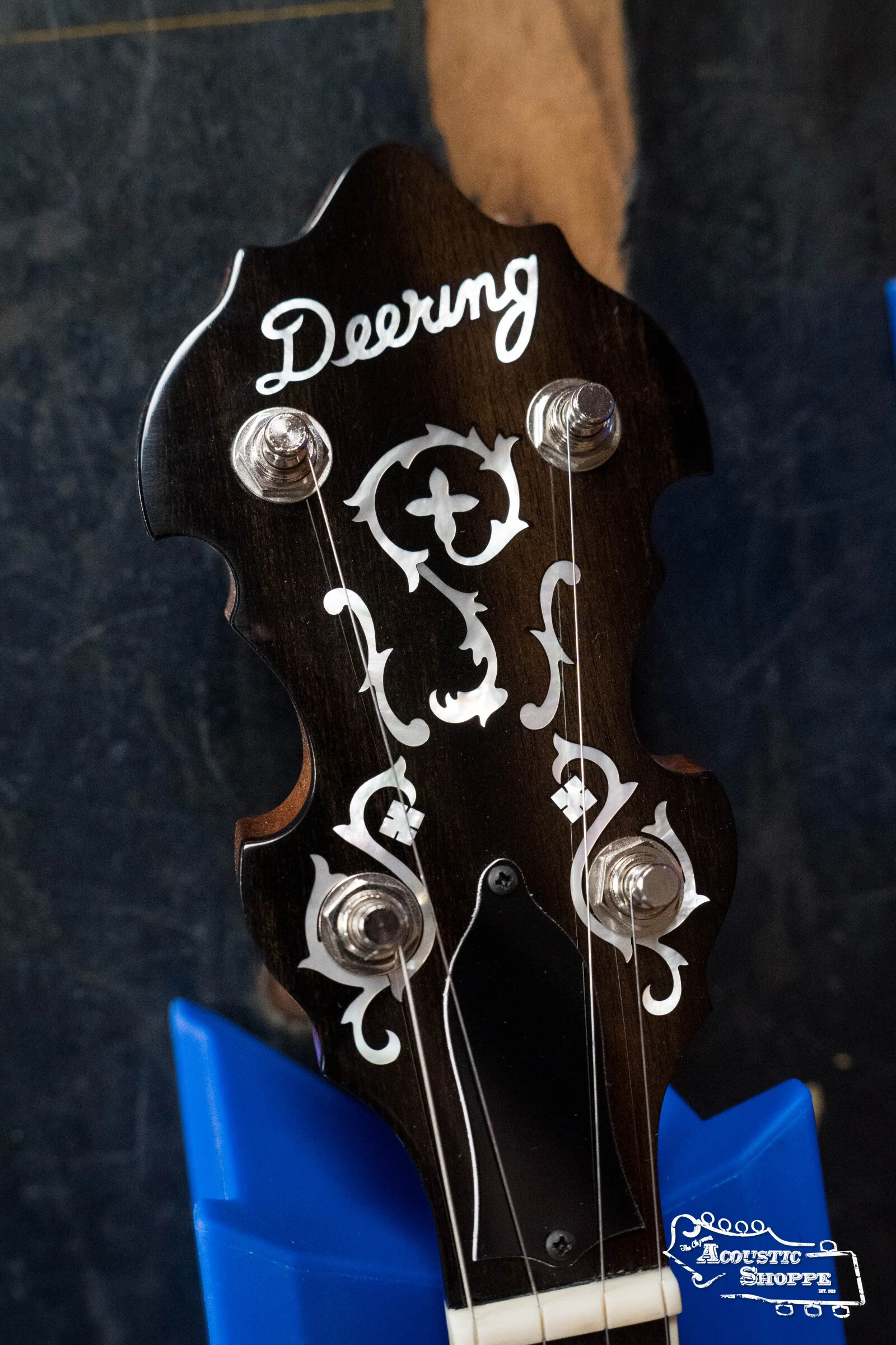 Deering Golden Wreath 5 String Resonator Banjo #AU47 - Image 18