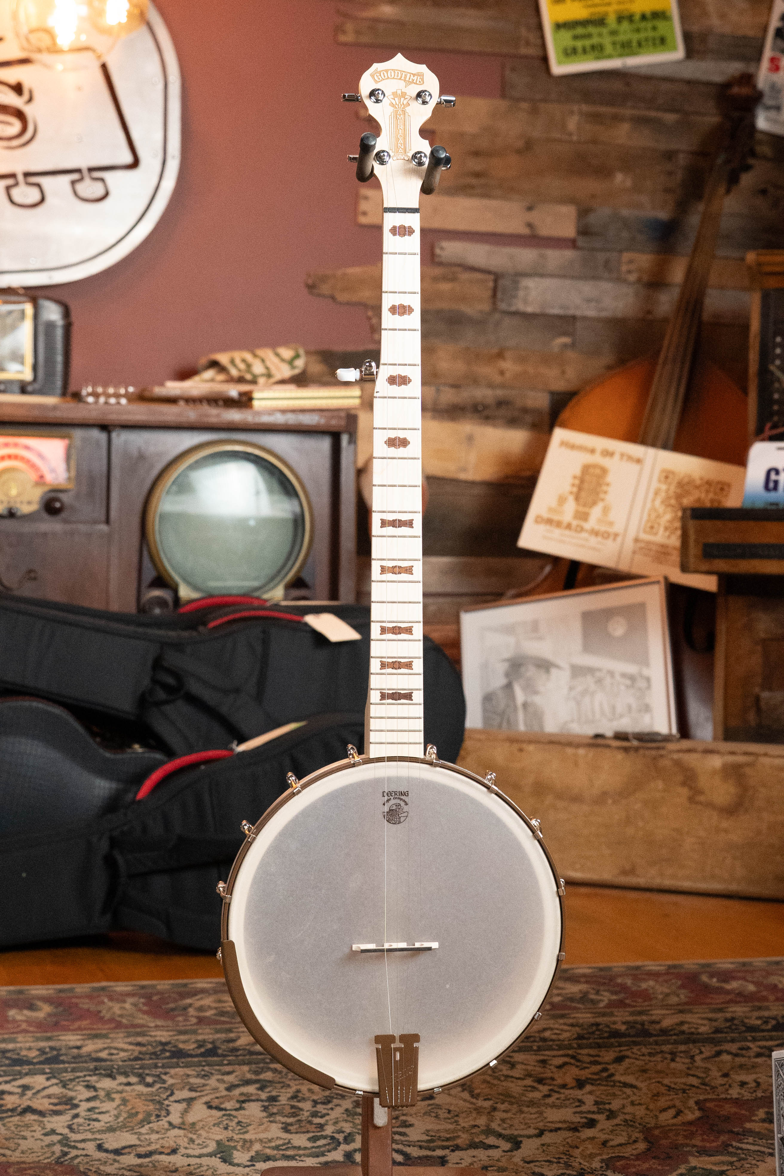 Deering Goodtime Americana 5-String Open Back Banjo #1256 - Image 4