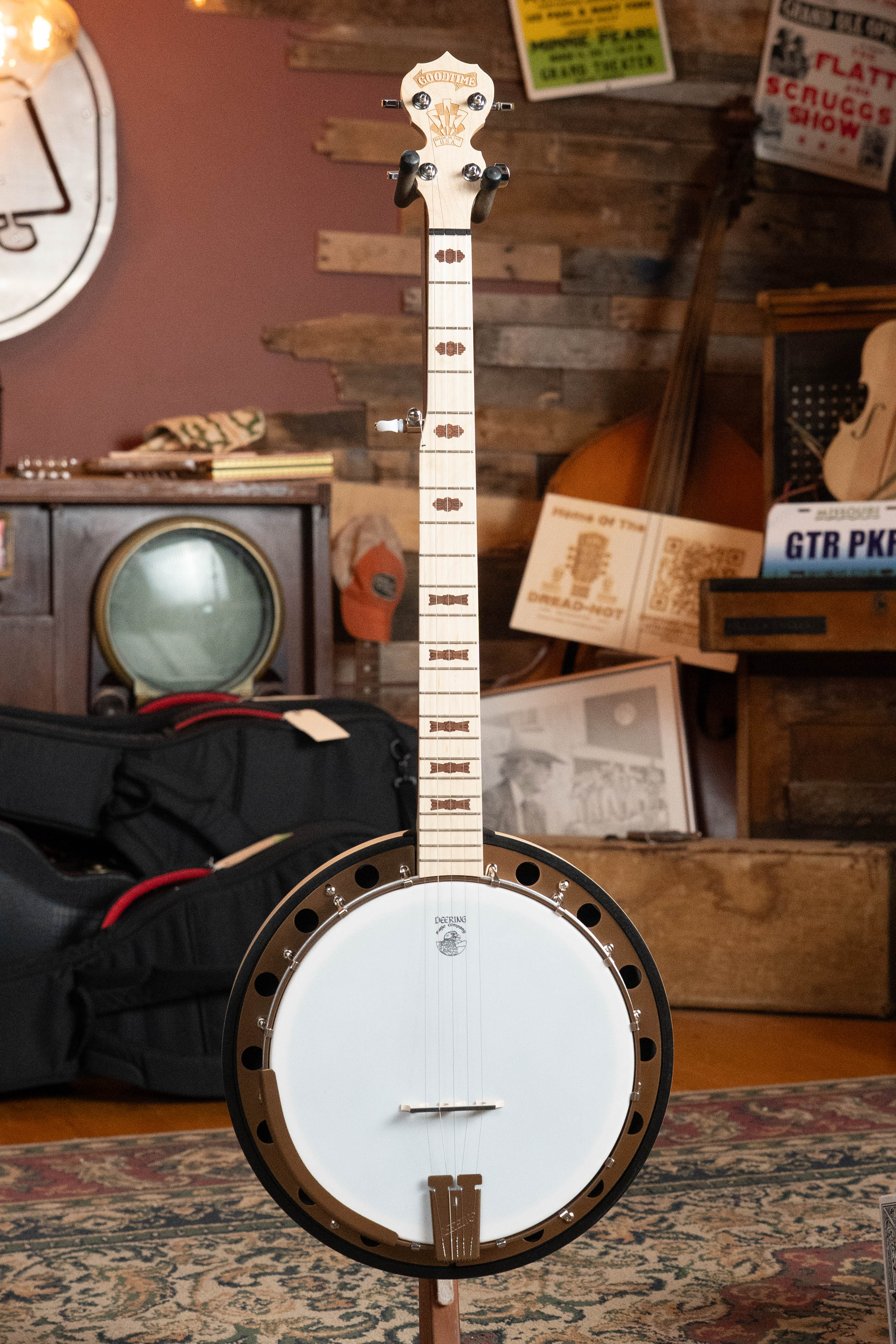 Deering Goodtime Two 5 String Resonator Banjo #2519 - Image 4
