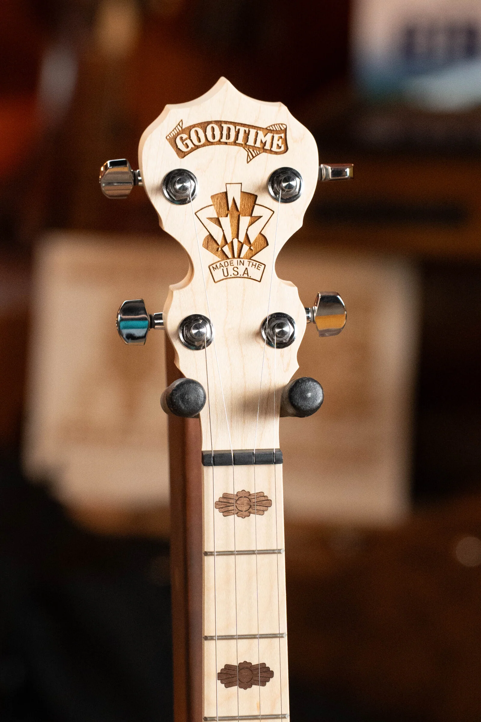 Deering Goodtime Two 5 String Resonator Banjo w/Spikes Installed #2515 - Image 7