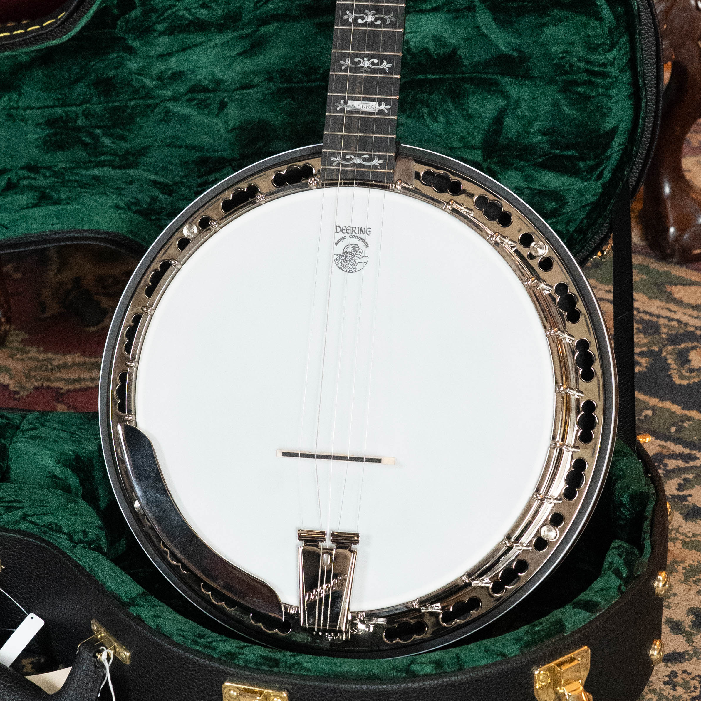 Deering Sierra 5 String Maple Resonator Banjo w/Spikes Installed #BC19 - Image 2