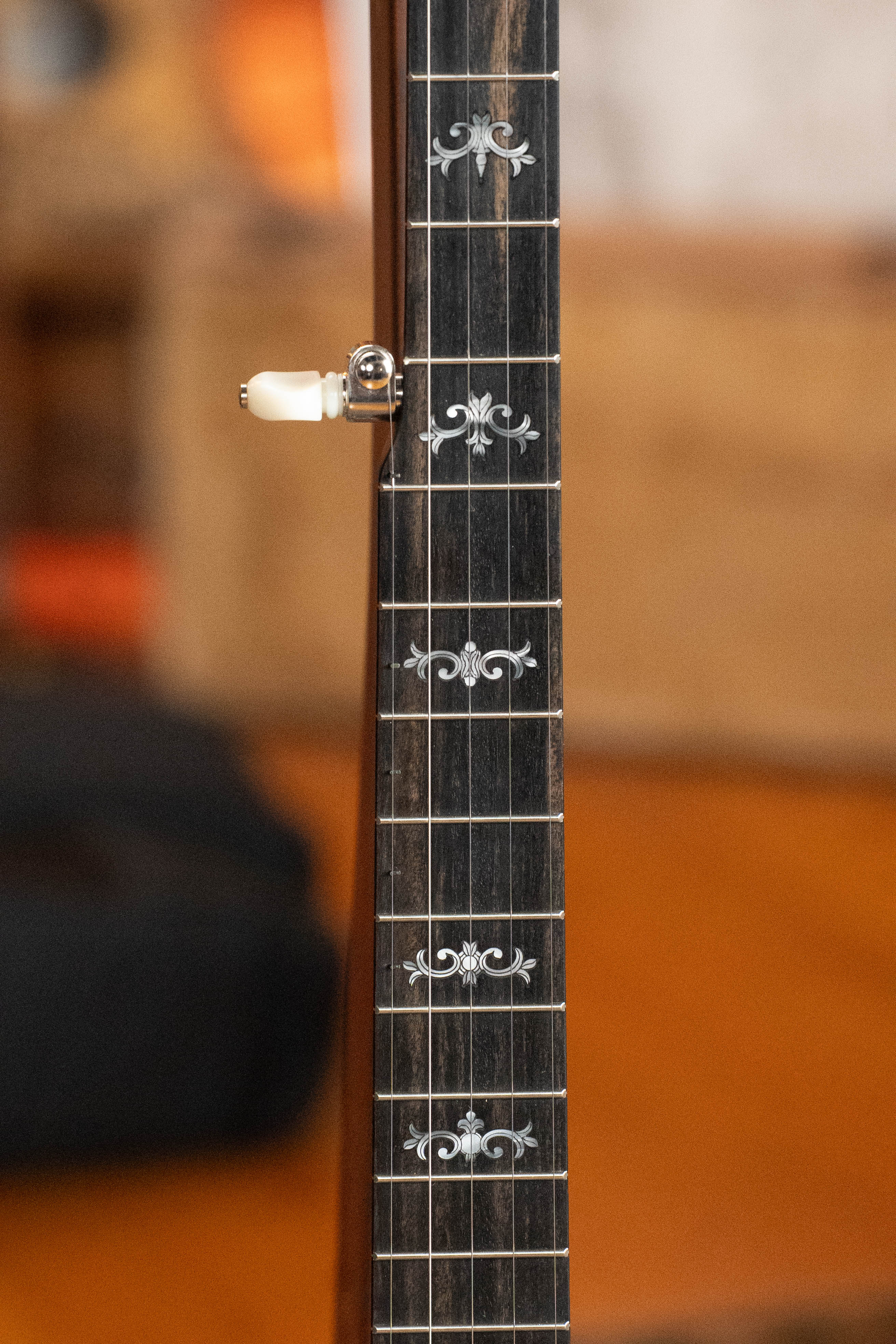 Deering Sierra 5 String Maple Resonator Banjo w/Spikes Installed #BC19 - Image 7
