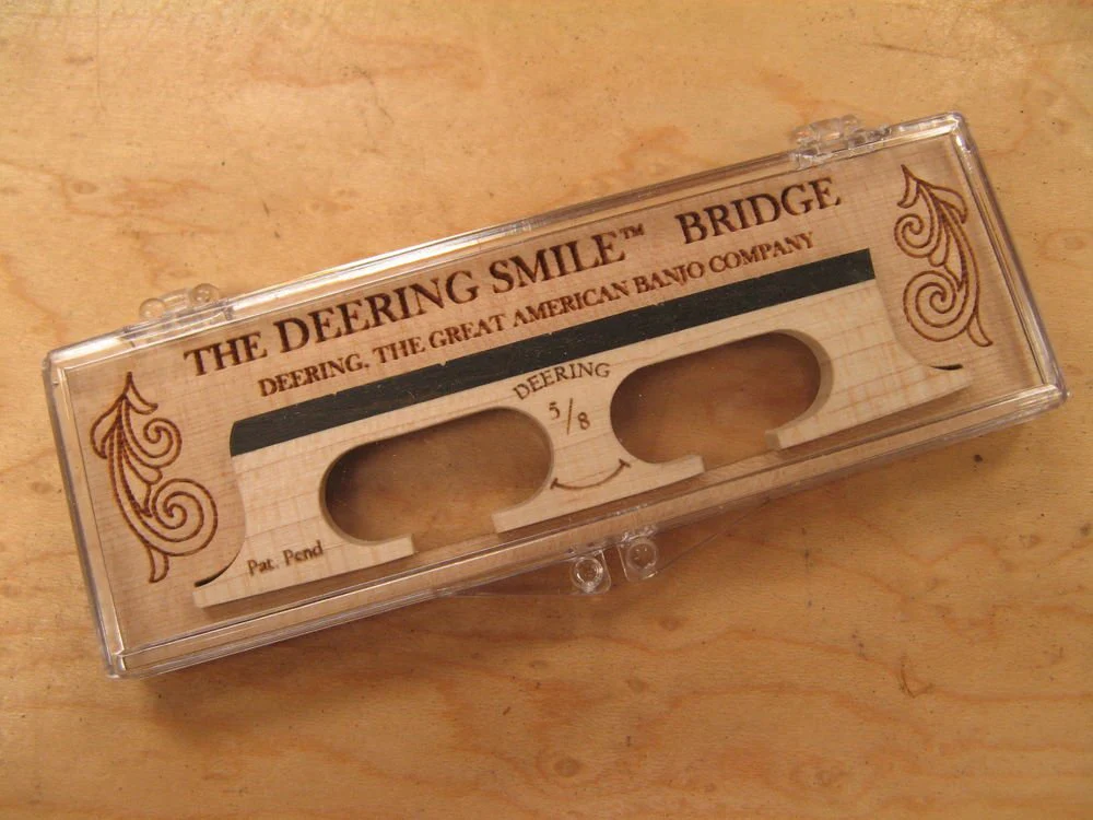 Deering SMILE Banjo Bridge 5/8" - Image 3