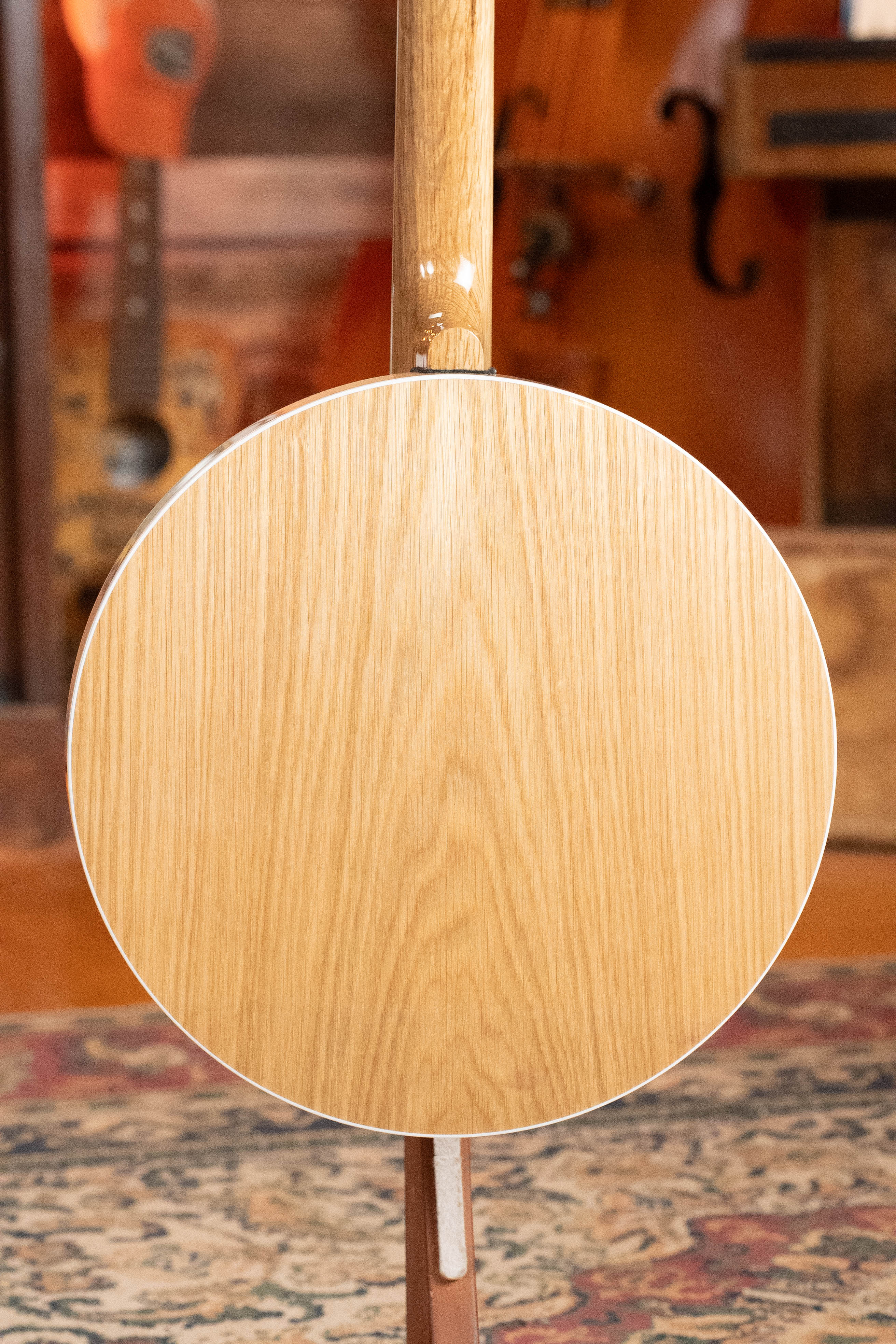 Deering White Lotus 5-String Resonator Banjo w/Spikes Installed #BB44 - Image 10