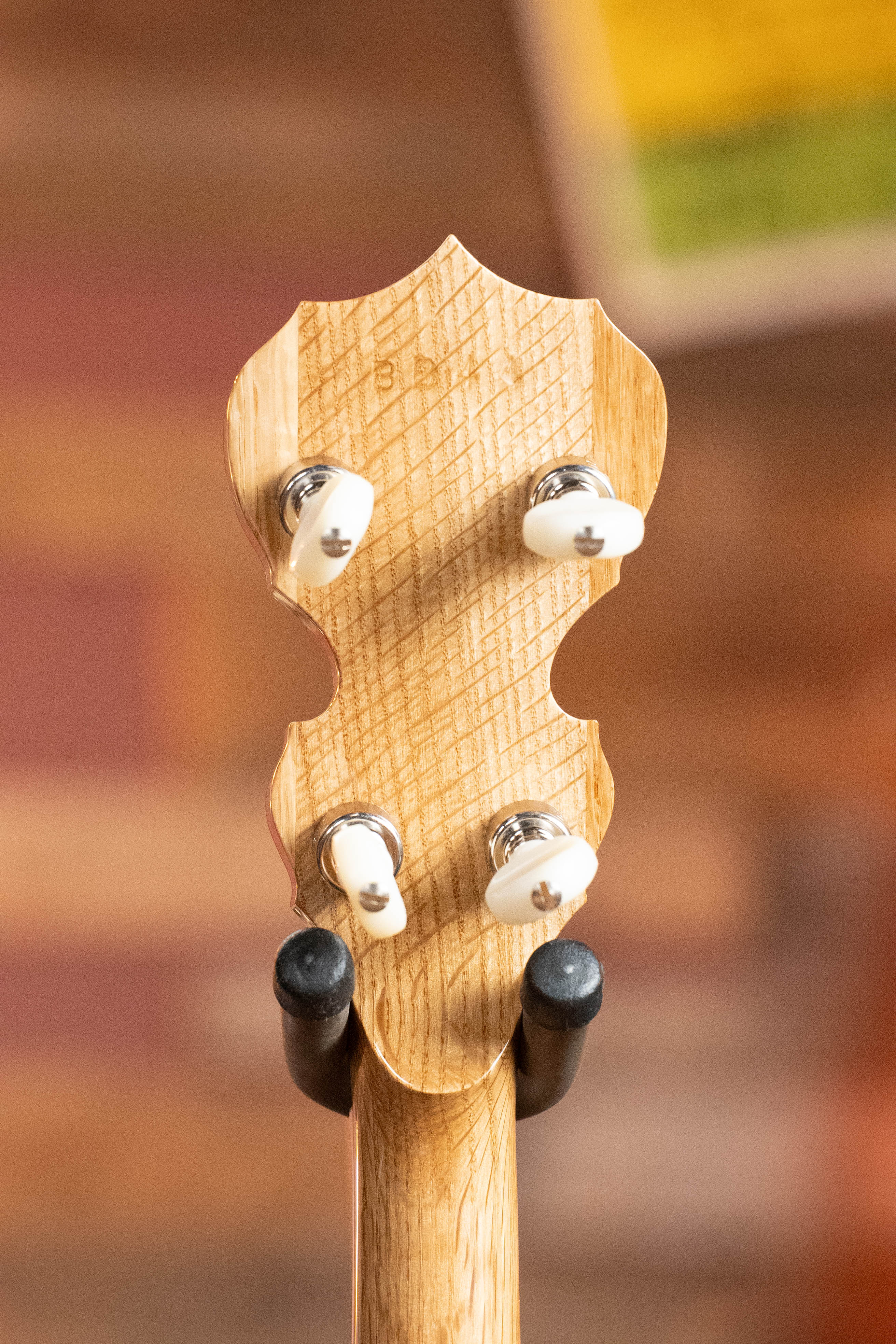 Deering White Lotus 5-String Resonator Banjo w/Spikes Installed #BB44 - Image 11