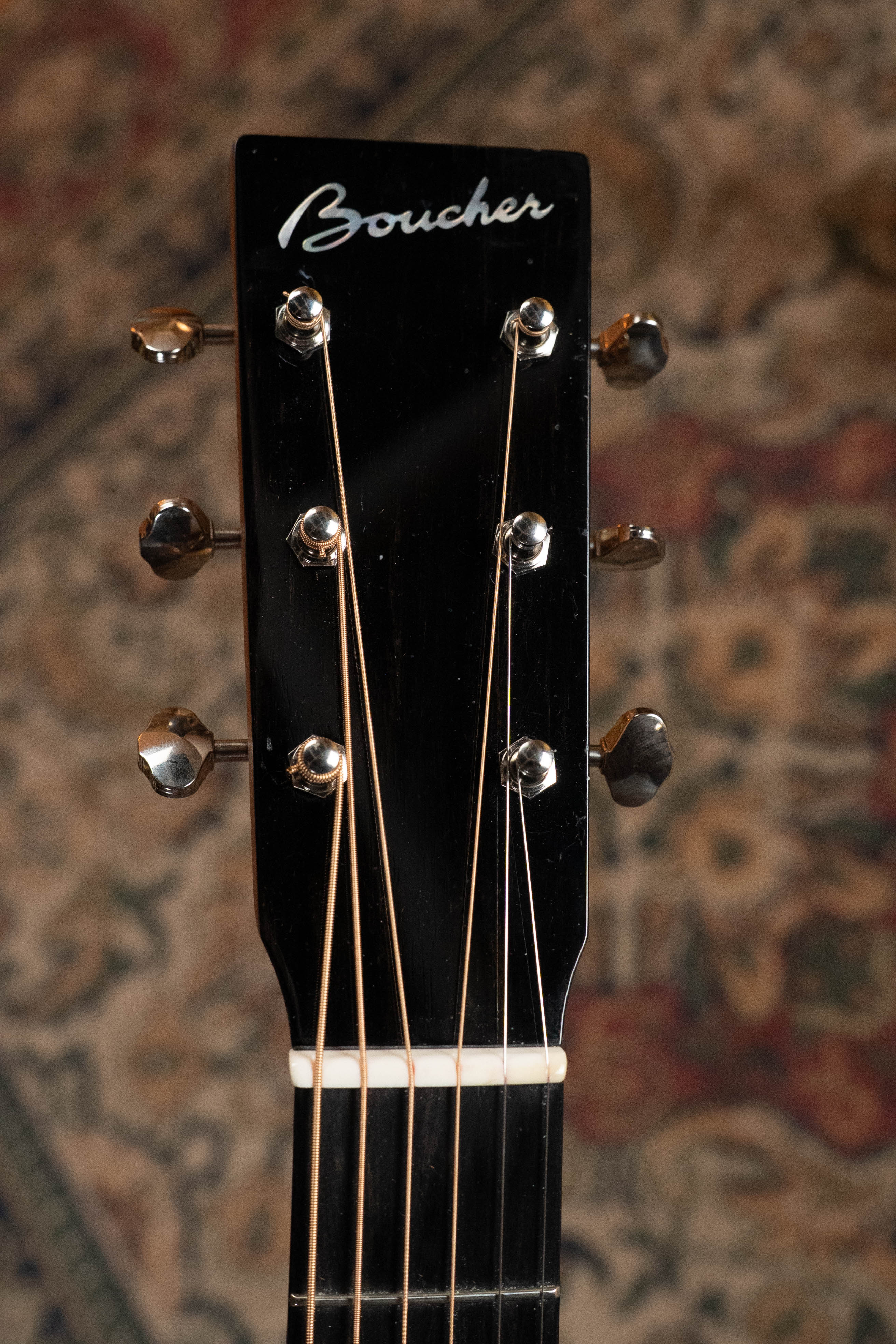 *Dread-Not Certified Used* Boucher BG-41-G Bluegrass Goose Series Gold Torrefied Adirondack/Mahogany OM Guitar w/K&K Pickup #1015 - Image 17
