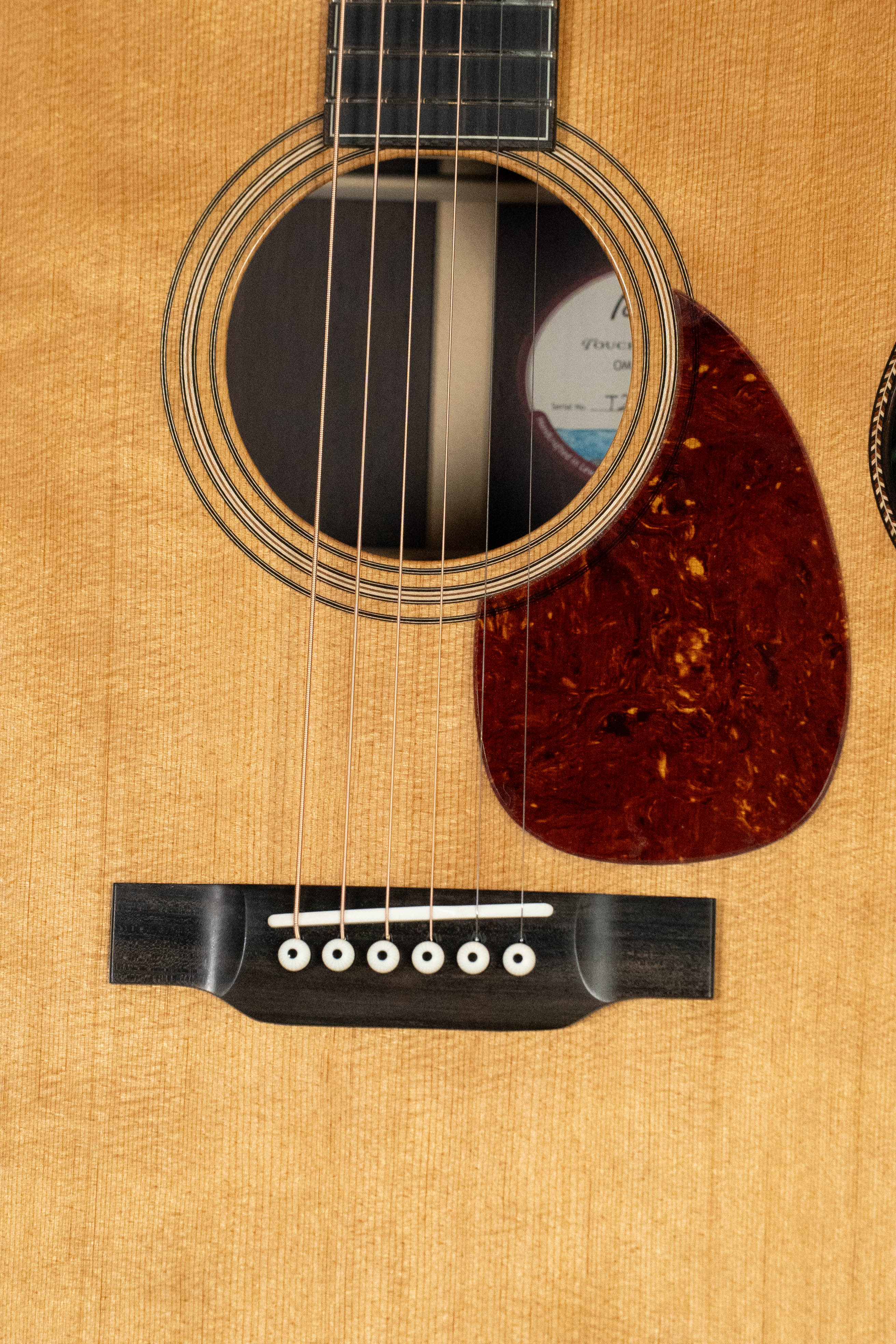 *Dread-Not Certified Floor Model* Bourgeois OM Touchstone Signature Torrefied Alaskan Sitka/Madagascar Rosewood Acoustic Guitar #9209 - Image 3