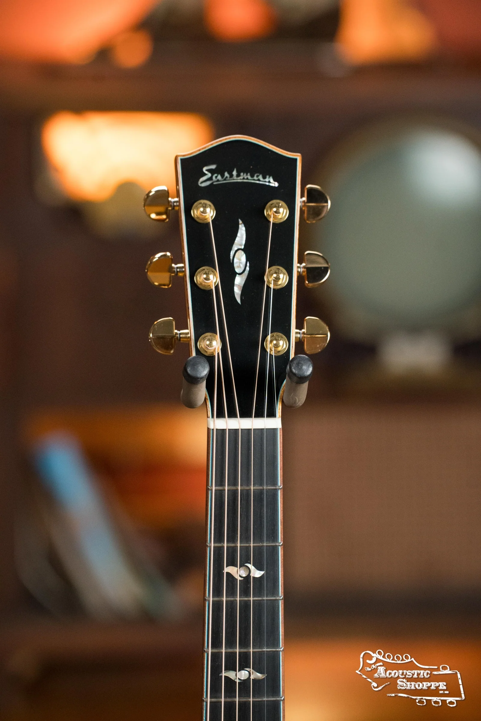 Eastman AC522CE-GB European Spruce/Mahogany Goldburst Acoustic Guitar w/ LR Baggs Pickup #6830 - Image 8