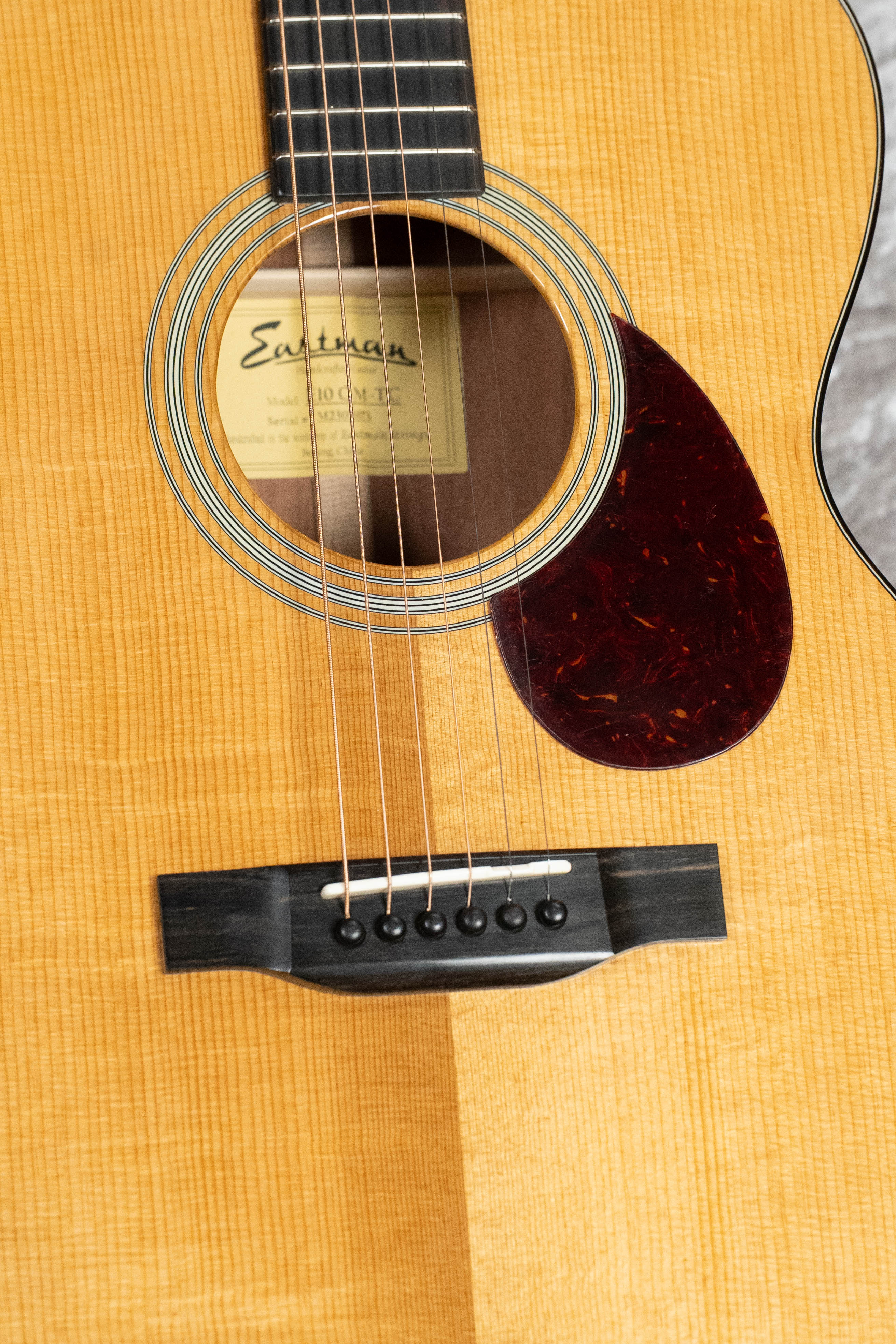 Eastman E10OM-TC Thermo-Cured Adirondack/Mahogany Orchestra Model Acoustic Guitar #2073 - Image 3