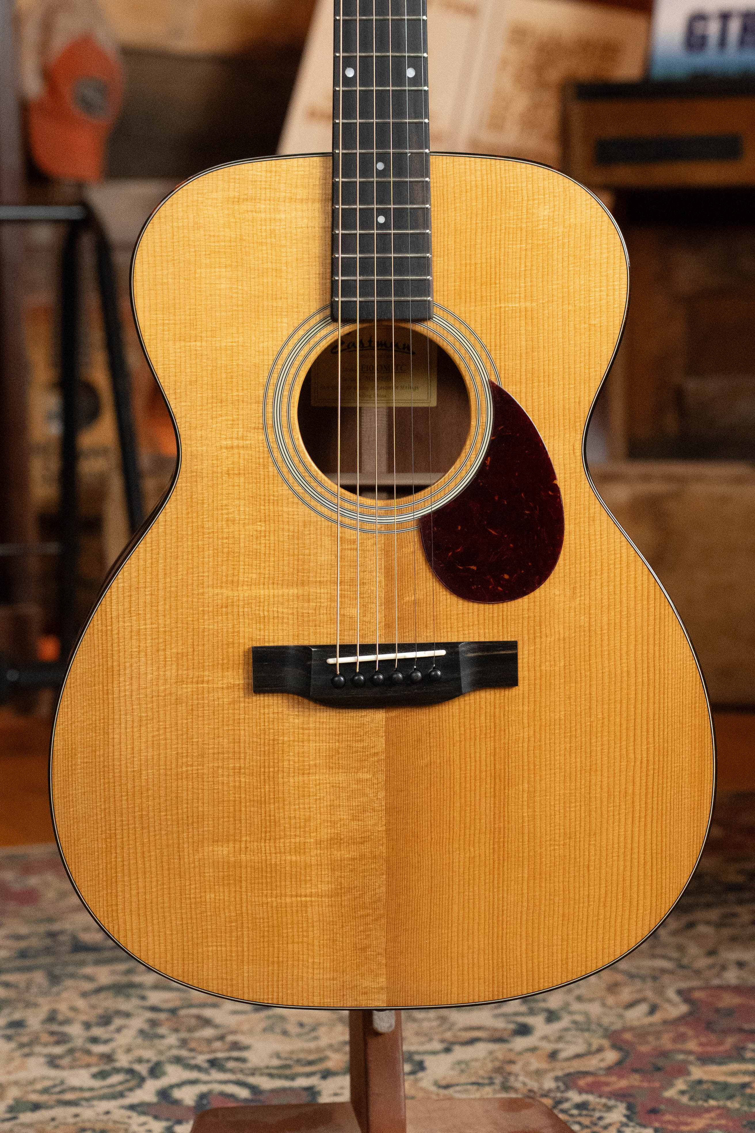 Eastman E10OM-TC Thermo-Cured Adirondack/Mahogany Orchestra Model Acoustic Guitar #2073 - Image 7