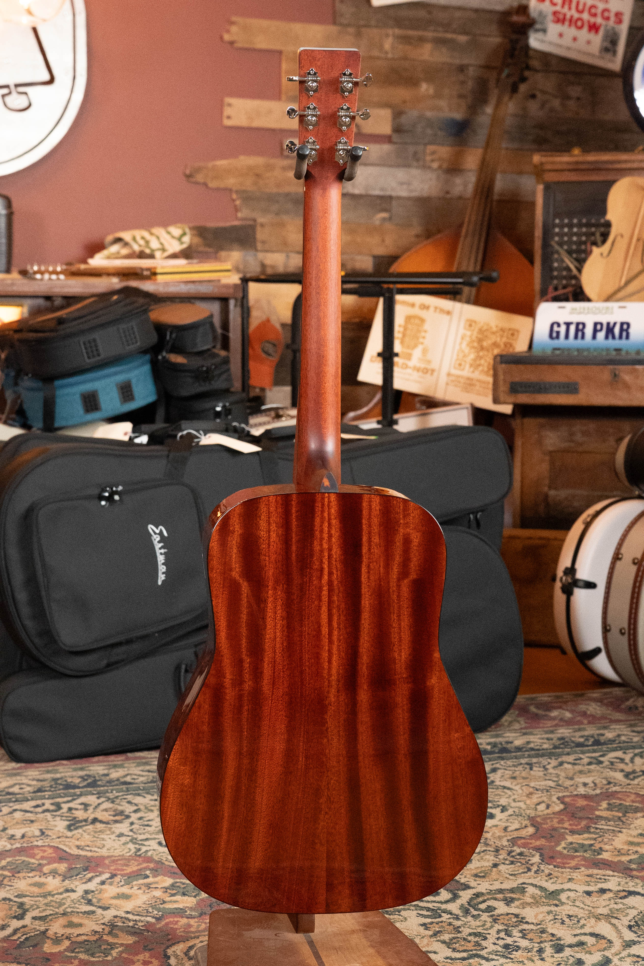Eastman E1D-DLX Sitka/Sapele Dreadnought Guitar w/Fishman Pickup #5656 - Image 9