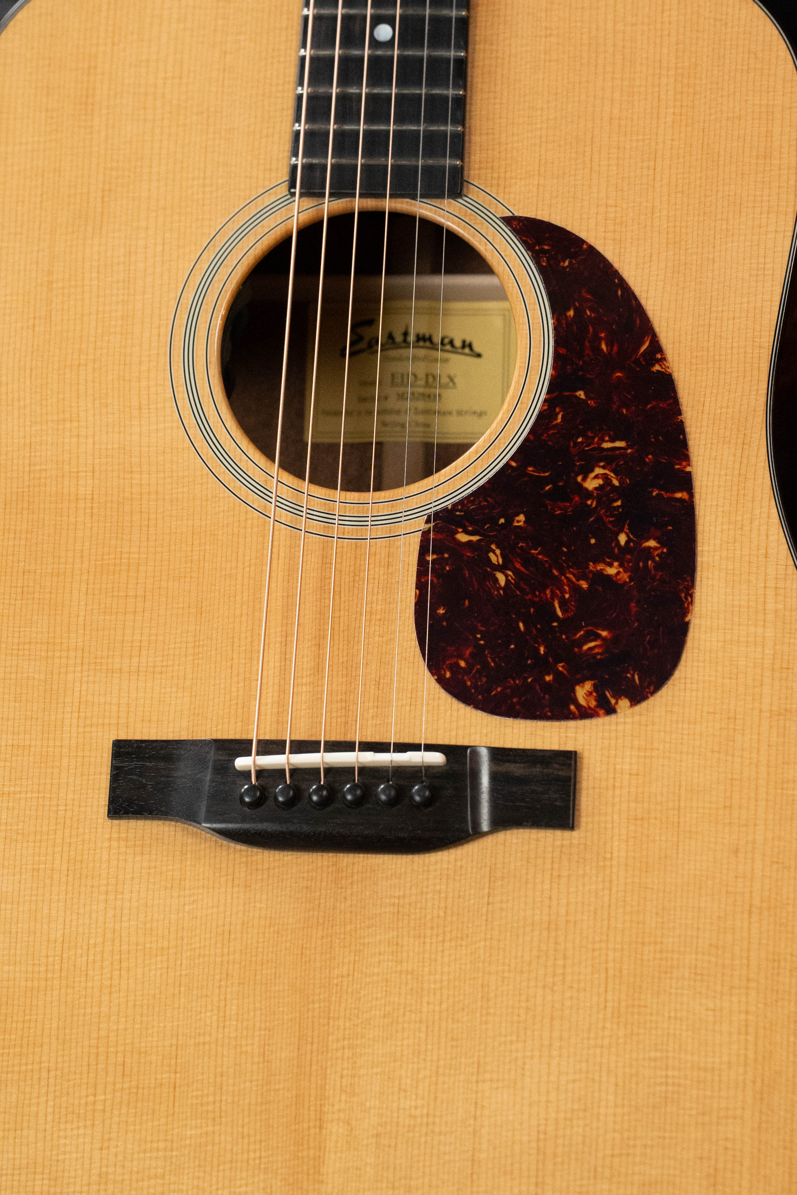 Eastman E1D-DLX Sitka/Sapele Dreadnought Guitar w/Fishman Pickup #8435 - Image 2