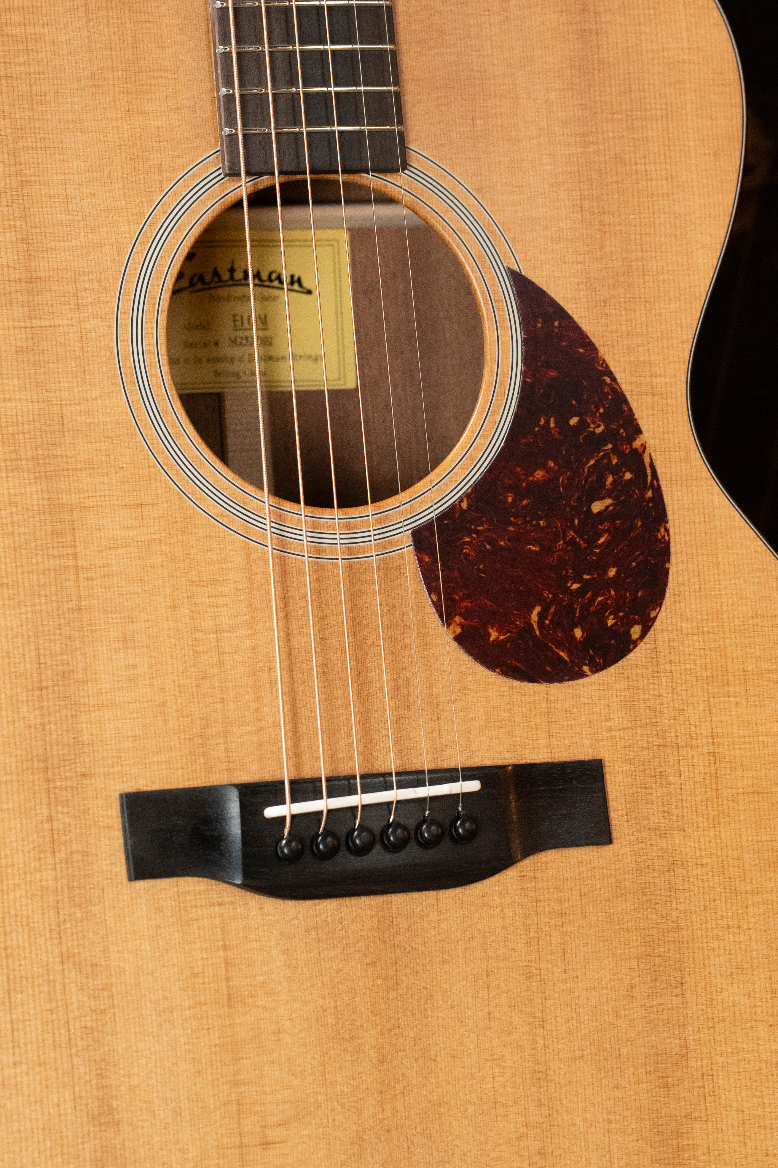 Eastman E1OM All Solid Sitka/Sapele Orchestra Model Acoustic Guitar #7102 - Image 3