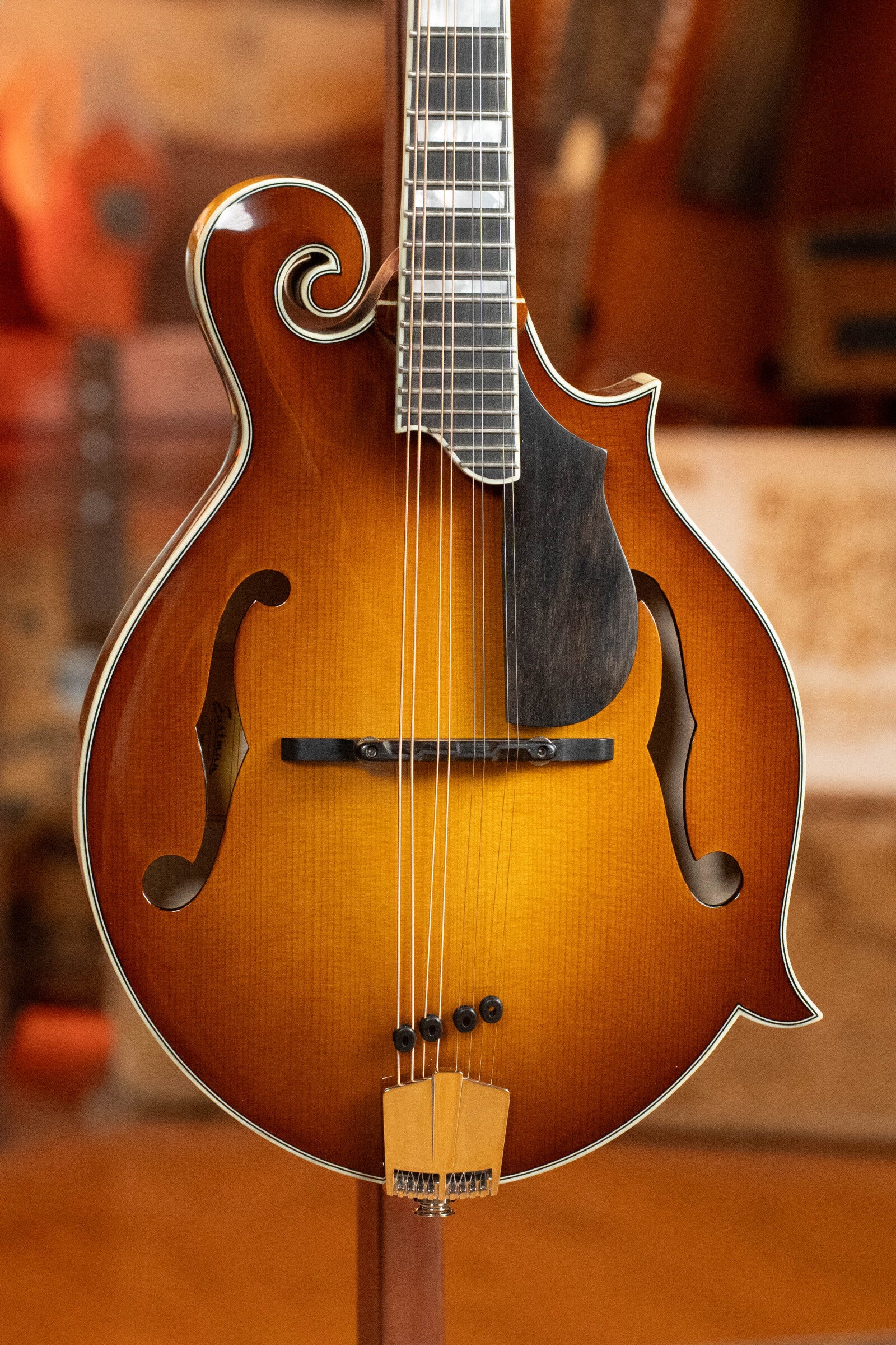 Eastman MD615-GB Goldburst F-Style Mandolin w/K&K Pickup #0597 - Image 7