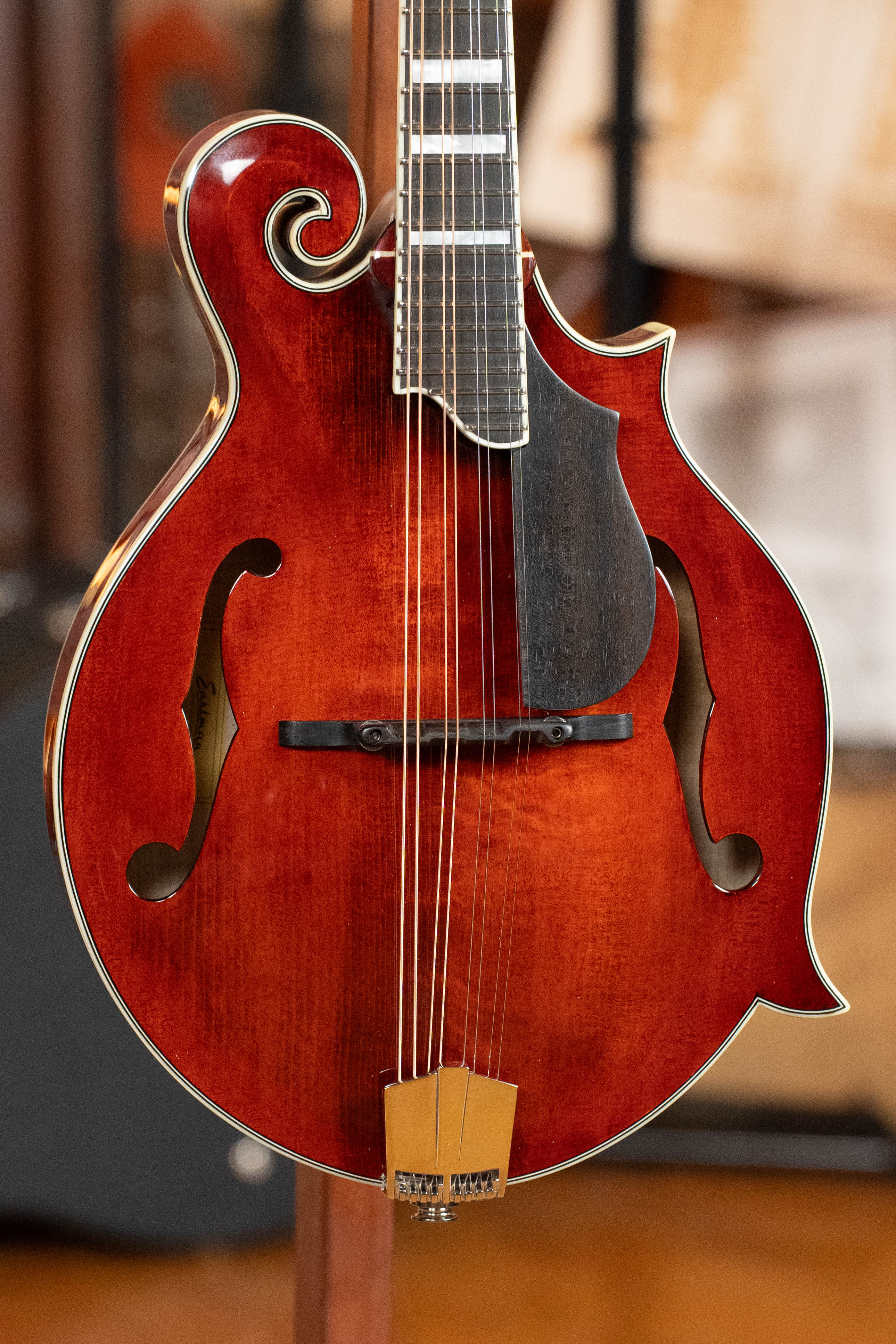 Eastman MD615 Spruce/Maple F-Style Mandolin w/K&K Pickup #3918 - Image 7