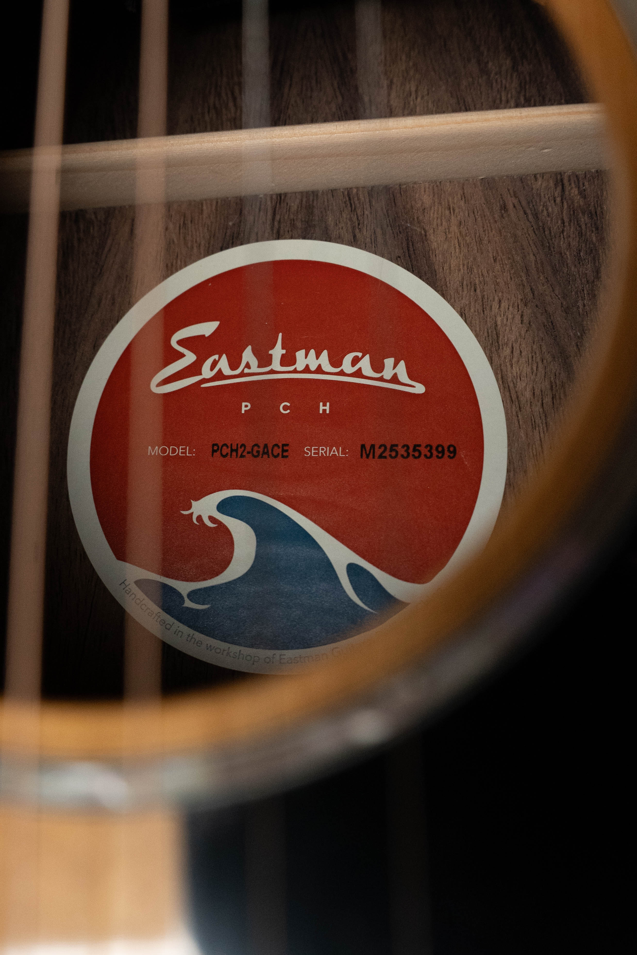 Eastman PCH2-GACE Solid Thermo-Cured Sitka/Laminated Rosewood Grand Auditorium Cutaway Guitar w/Fishman Pickup #5399 - Image 4
