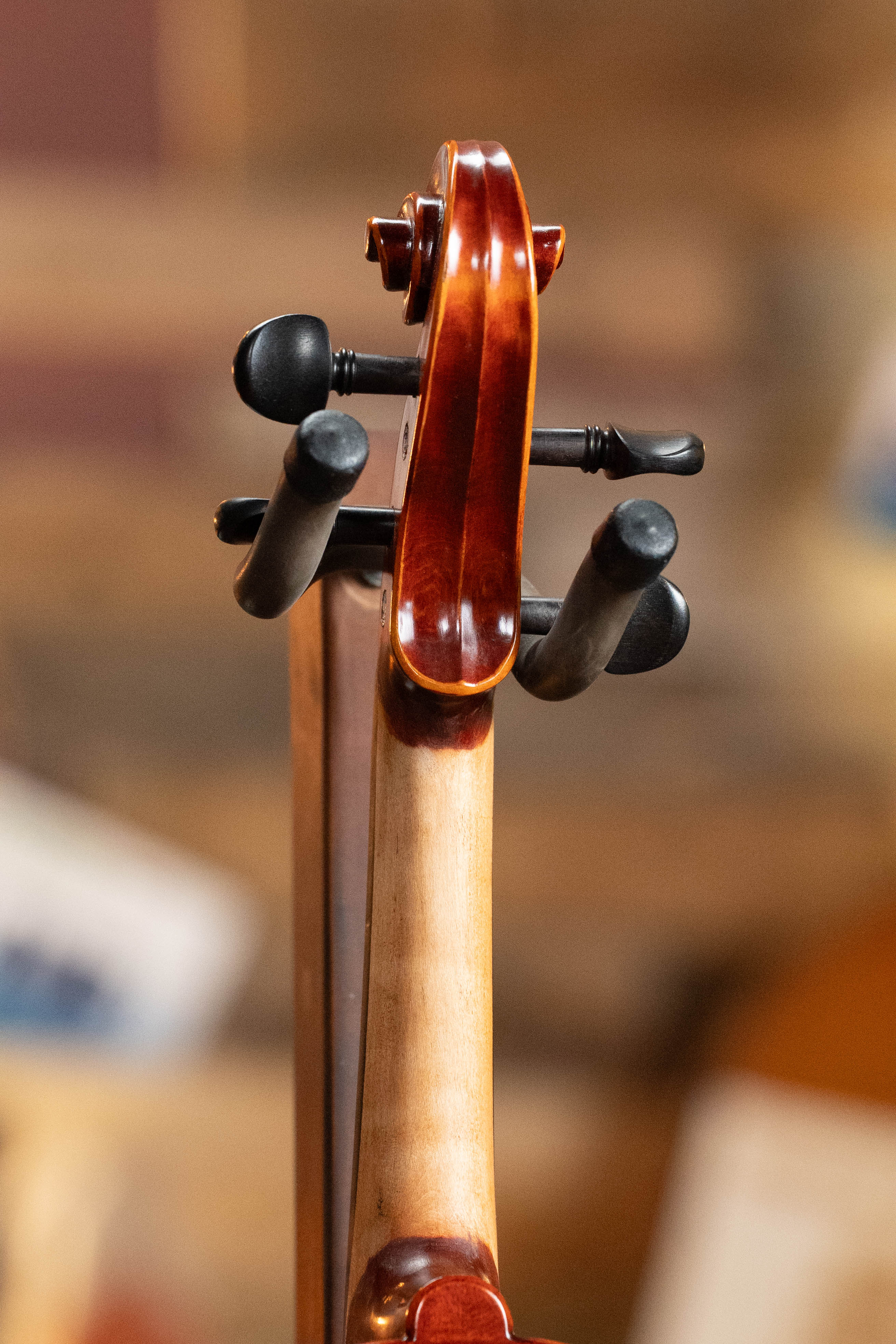 Eastman Spruce/Maple 4/4 Sized Stradivari Violin VLF1 Kit #4736 - Image 11